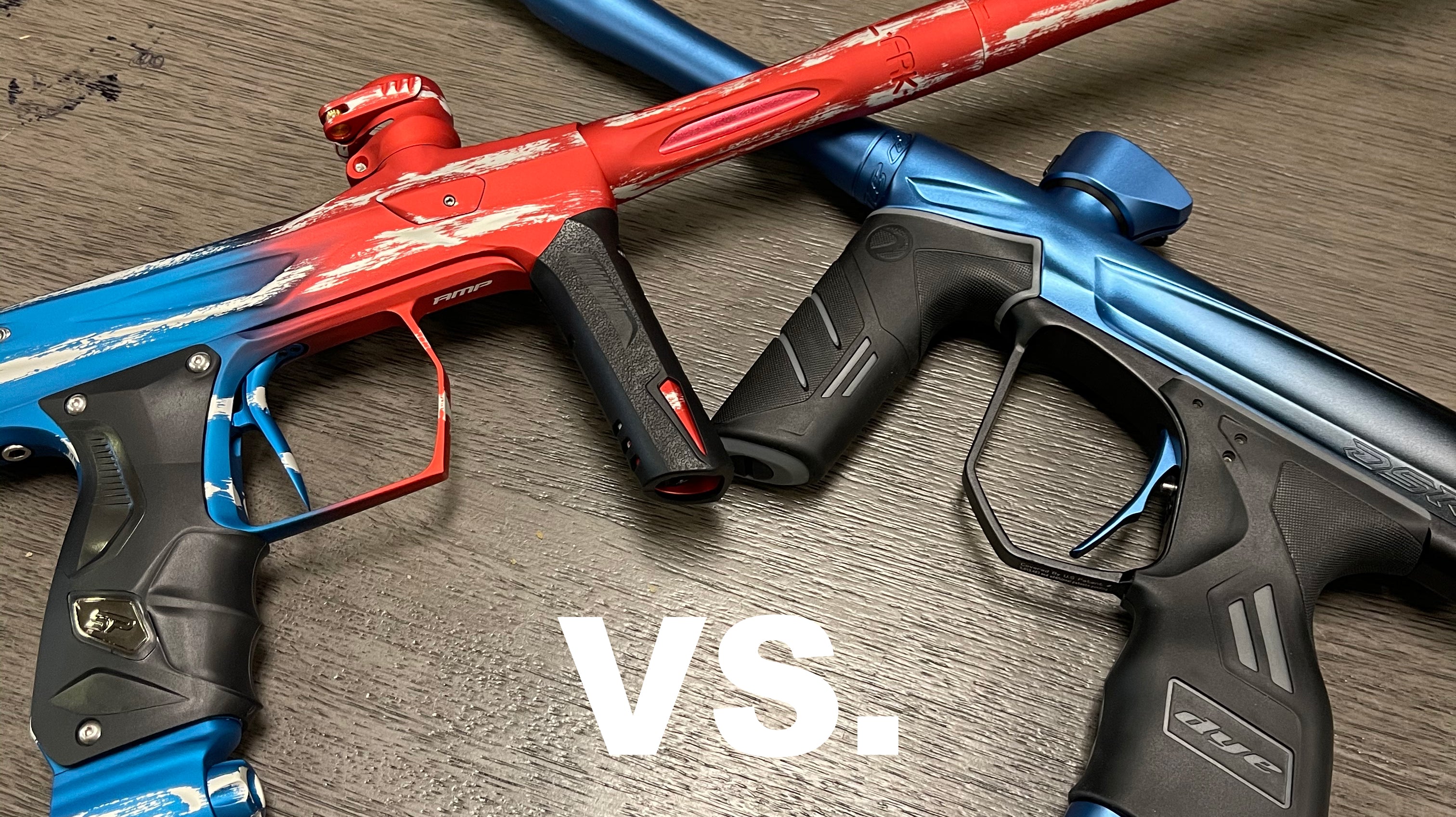Shocker Amp vs. Dye DSR Paintball Gun