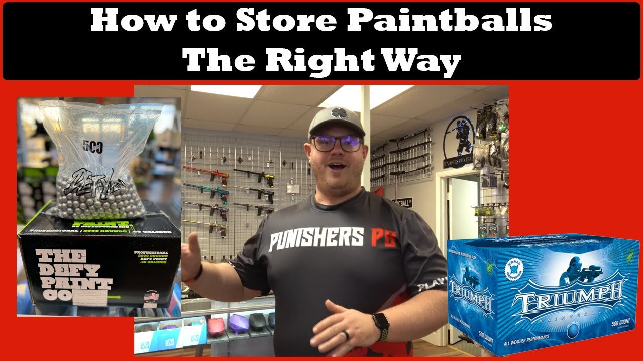 How to Store Paintballs Properly