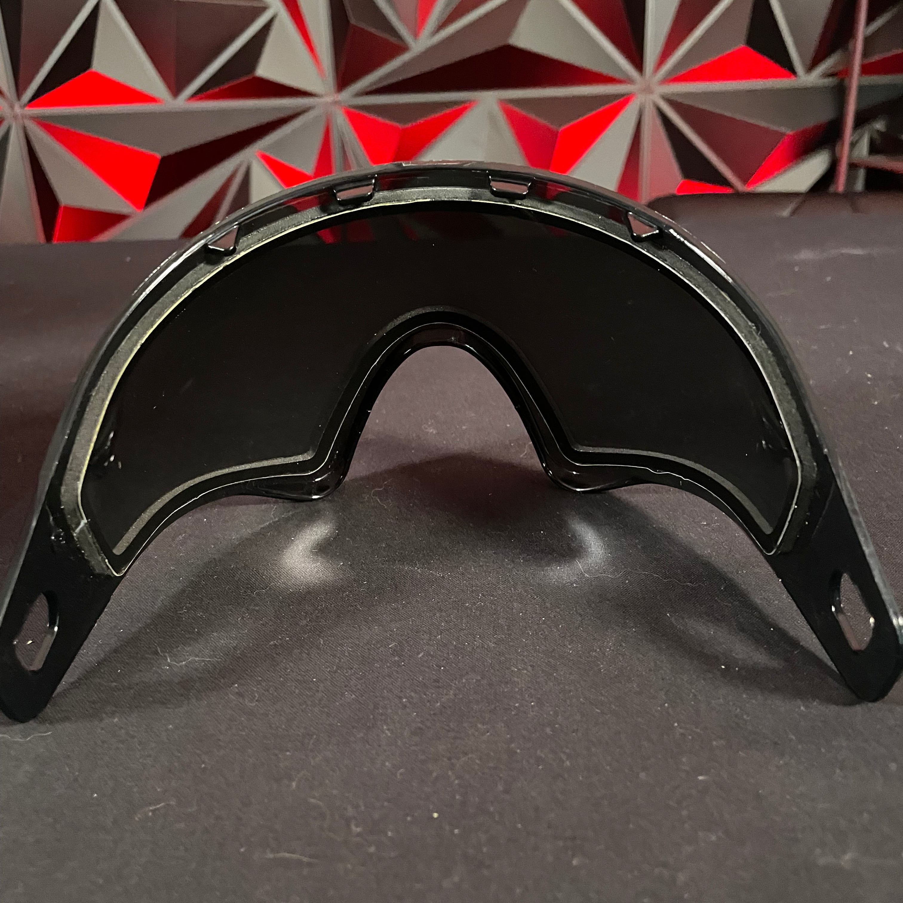 Used BNKR King CMD Paintball Mask - Black w/ 2 lenses, Exalt Goggle Case