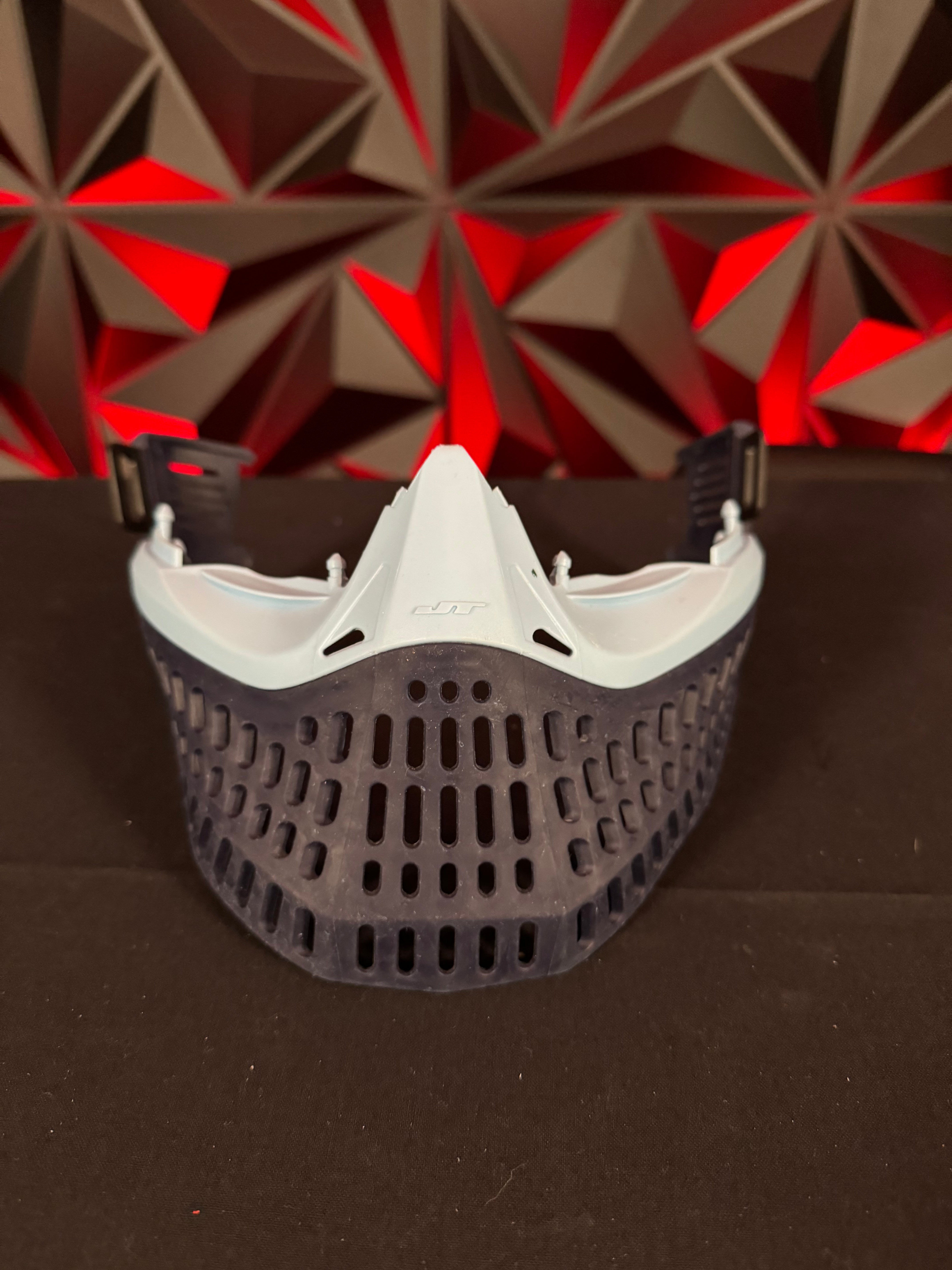 Used JT ProflexX Paintball Mask - FRAME and SKIRT ONLY - Navy Blue/Powered Blue