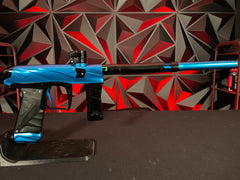 Used Field One Force V2 Paintball Gun - Polished Blue w/ Full Acculock Kit