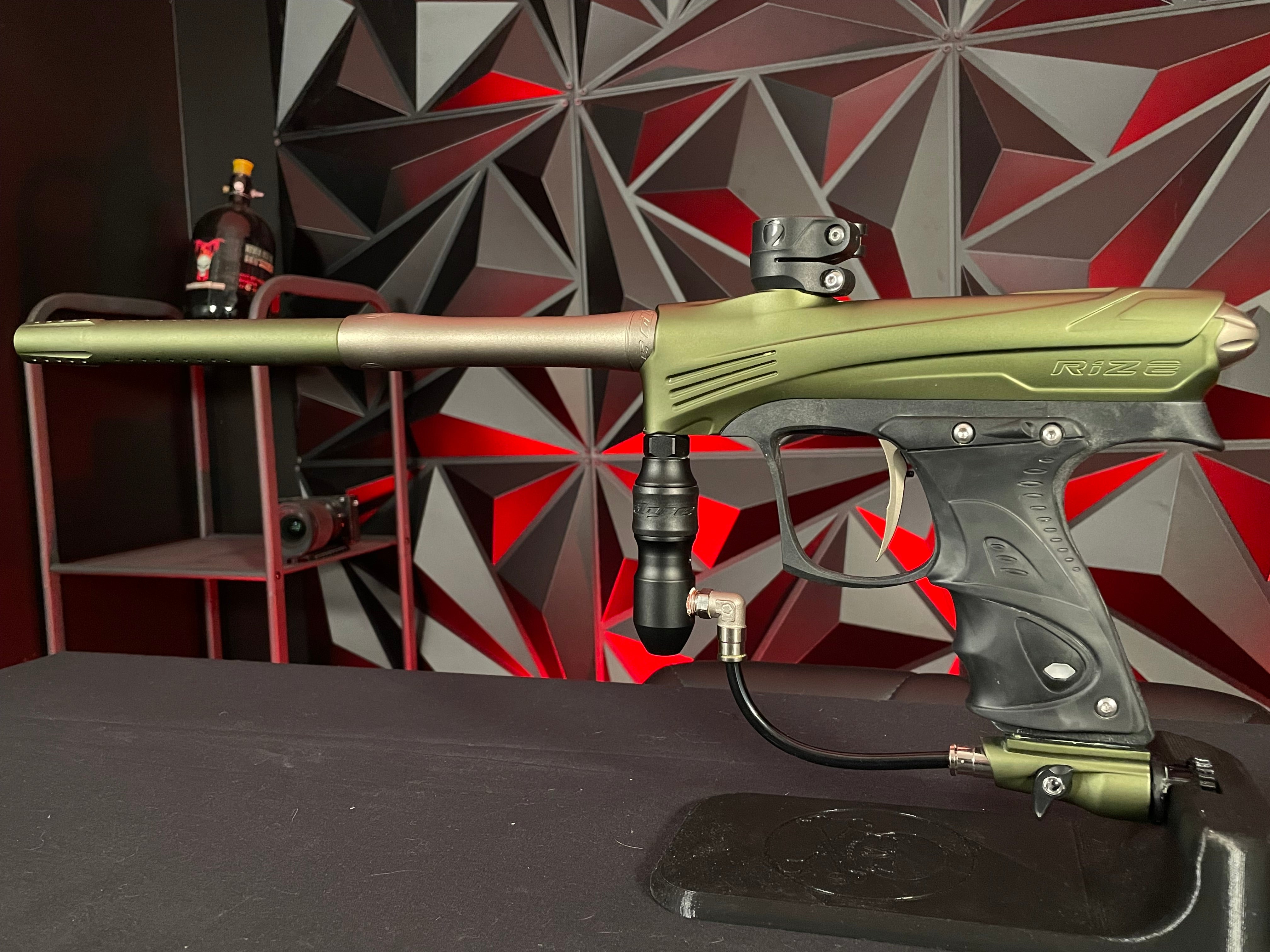 Used Dye CZR Paintball Marker- Olive/Tan