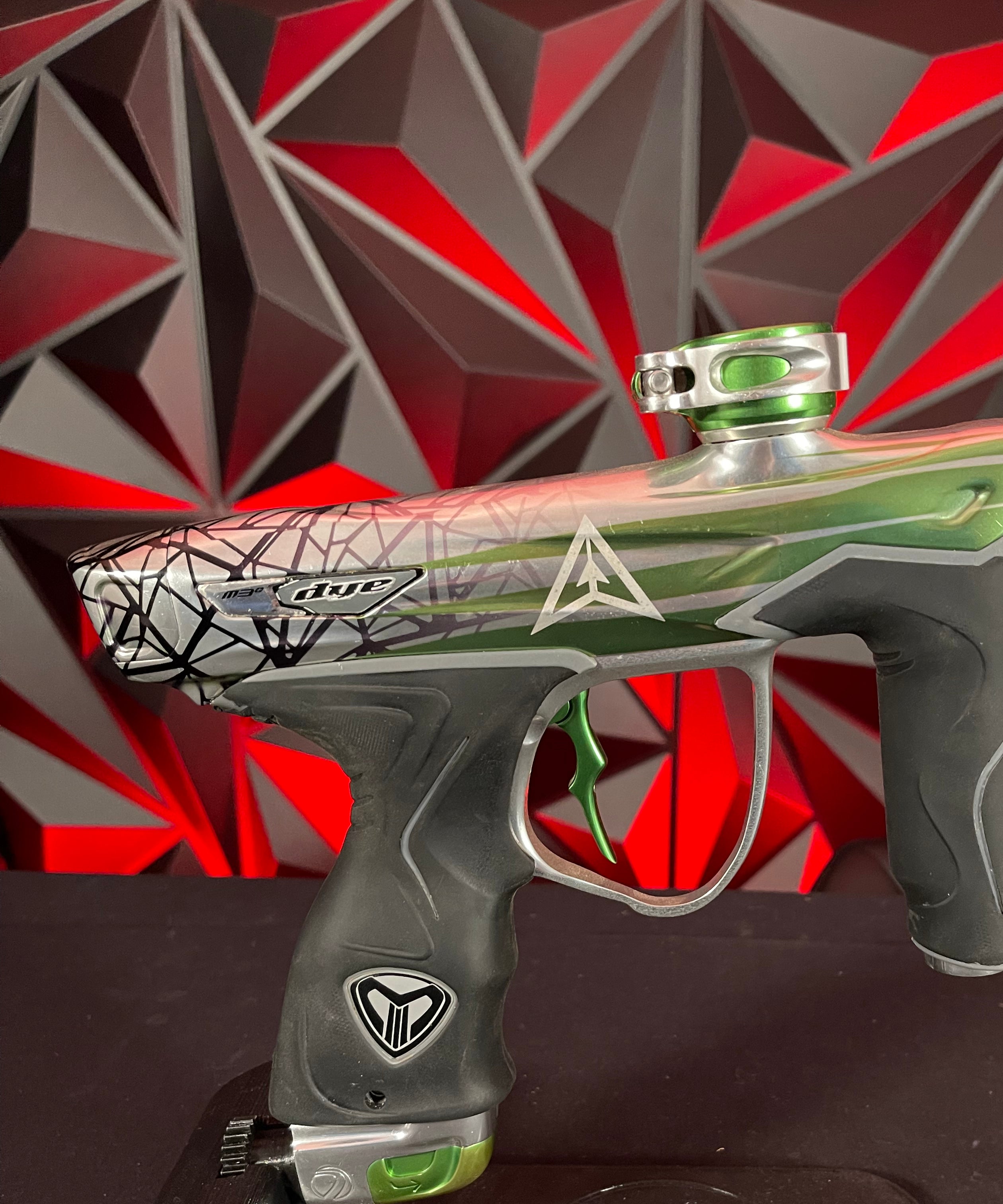 Used Dye M3+ Paintball Marker - Green Columbus LVL Up Edition