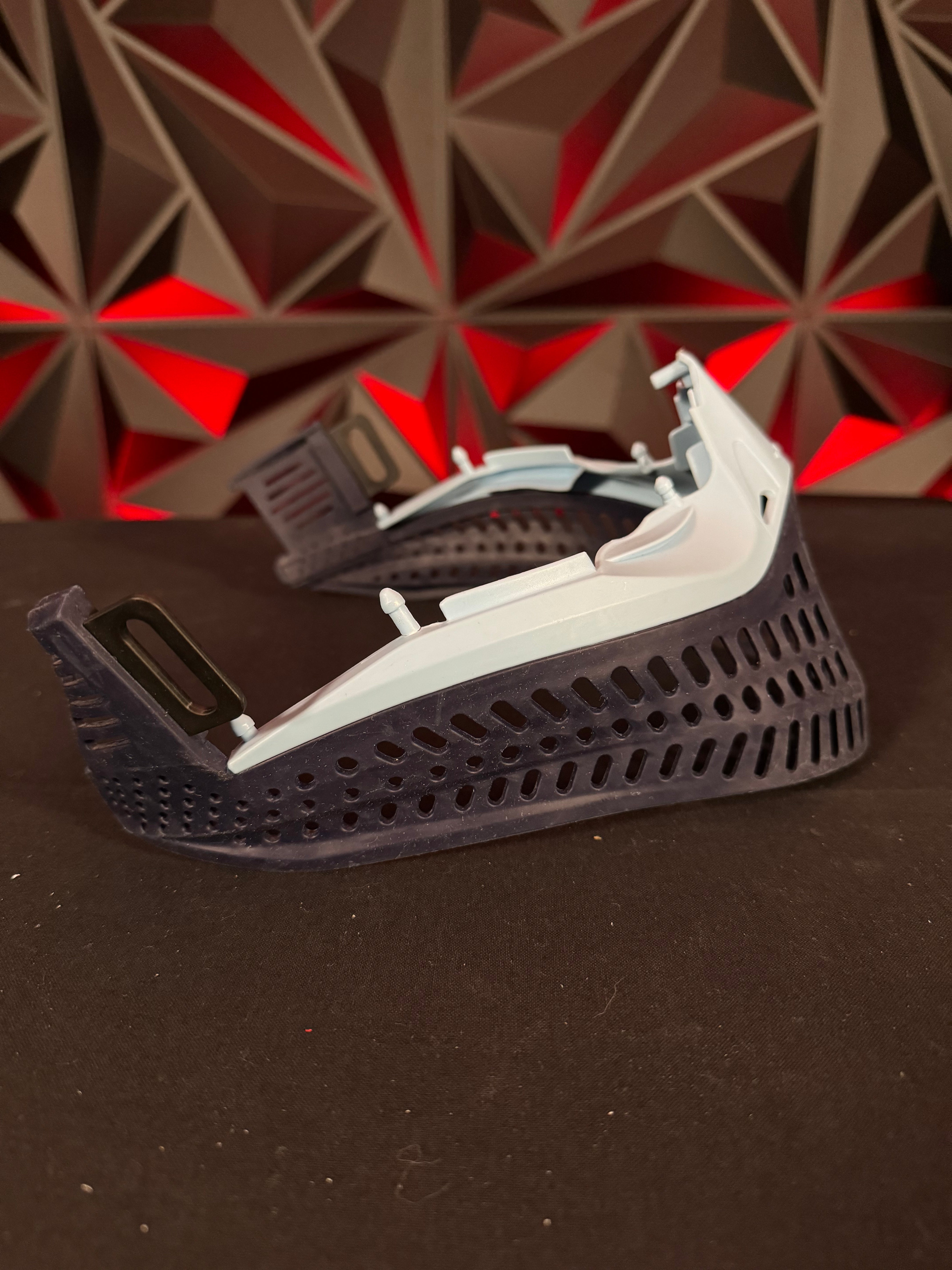 Used JT ProflexX Paintball Mask - FRAME and SKIRT ONLY - Navy Blue/Powered Blue