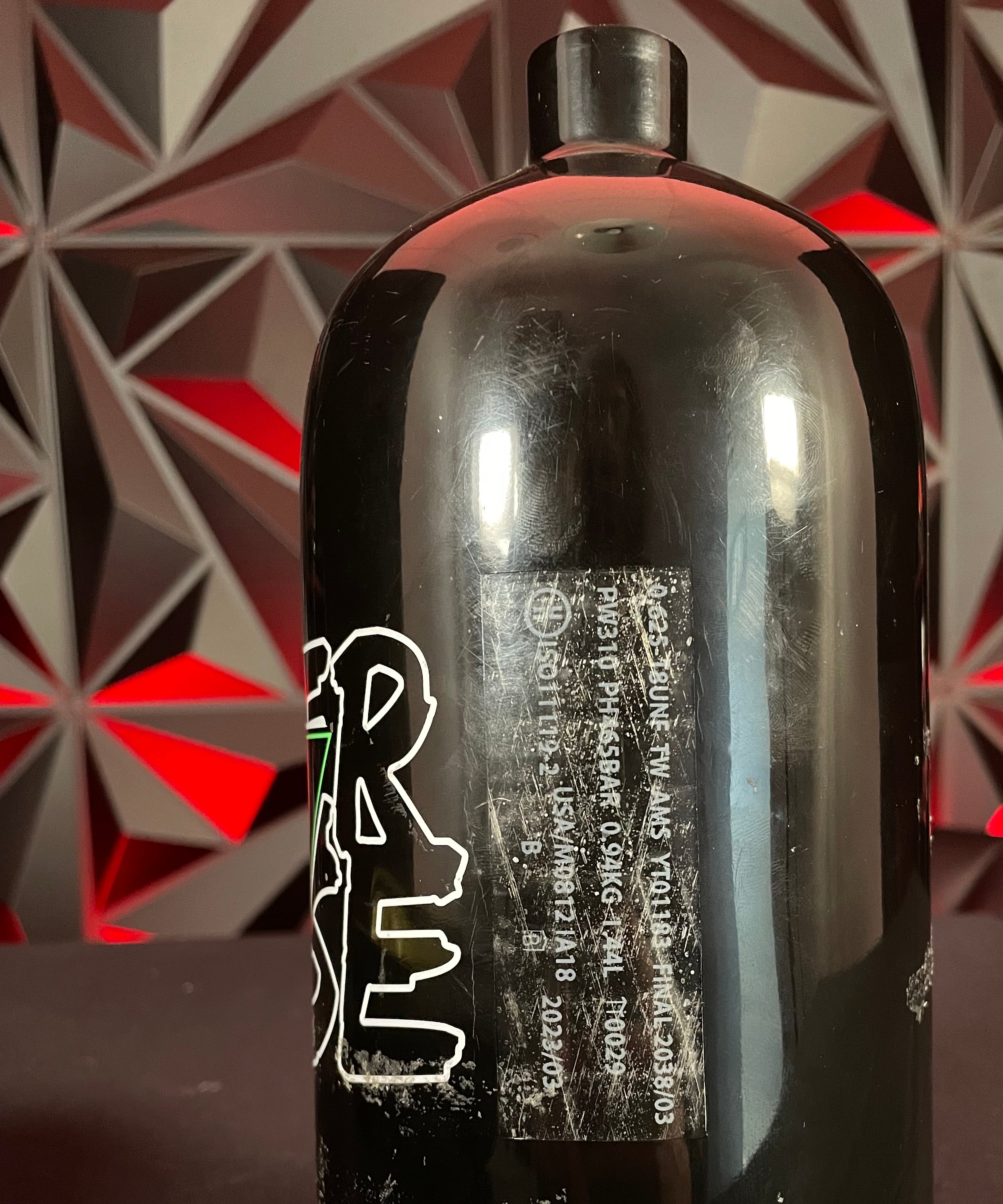 Used Powerhouse 78/4500 Paintball Tank *Bottle Only* w/Infamous Tank Case