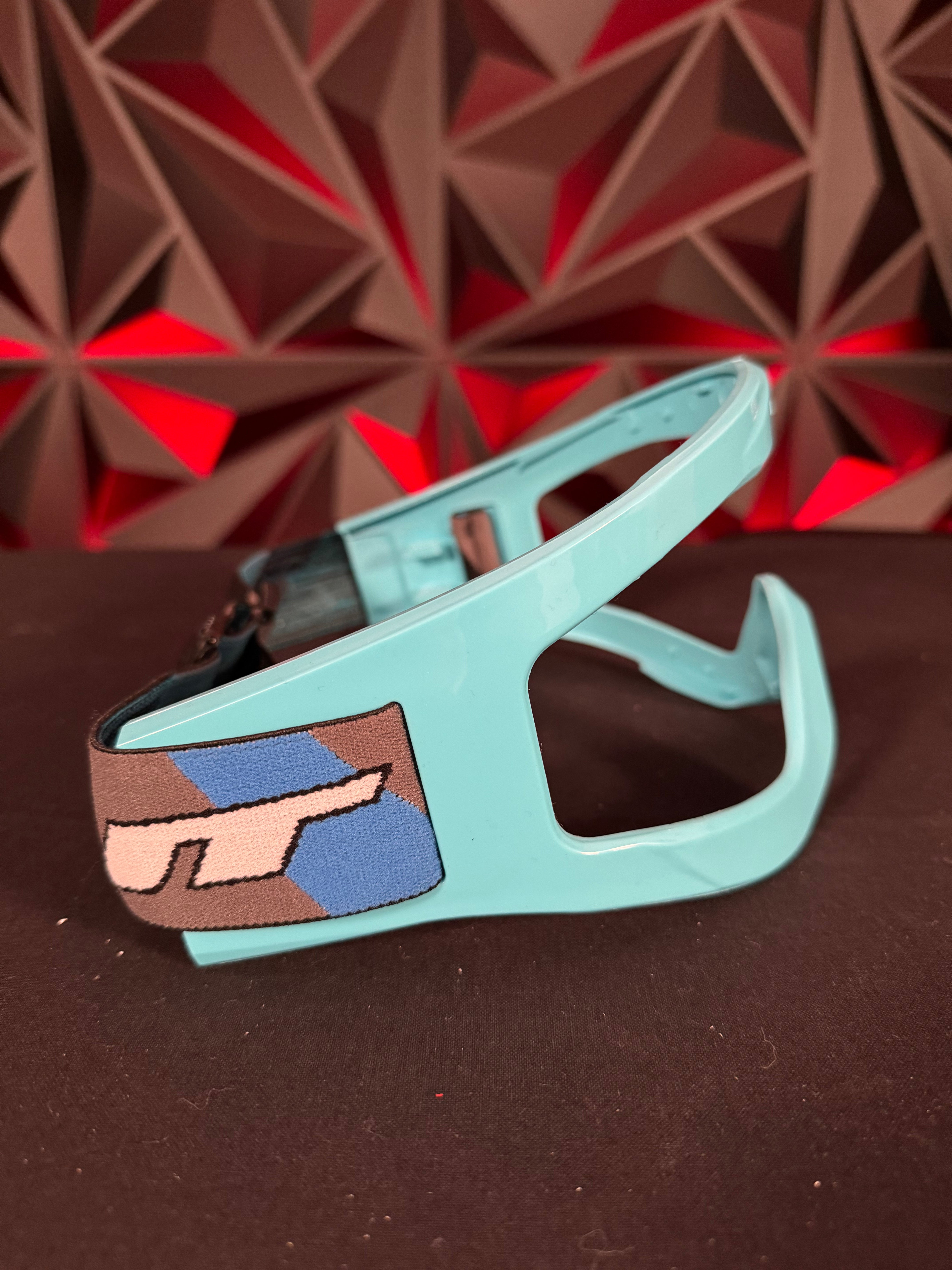 Used JT ProflexX Paintball Mask - FRAME and SKIRT ONLY - Navy Blue/Powered Blue