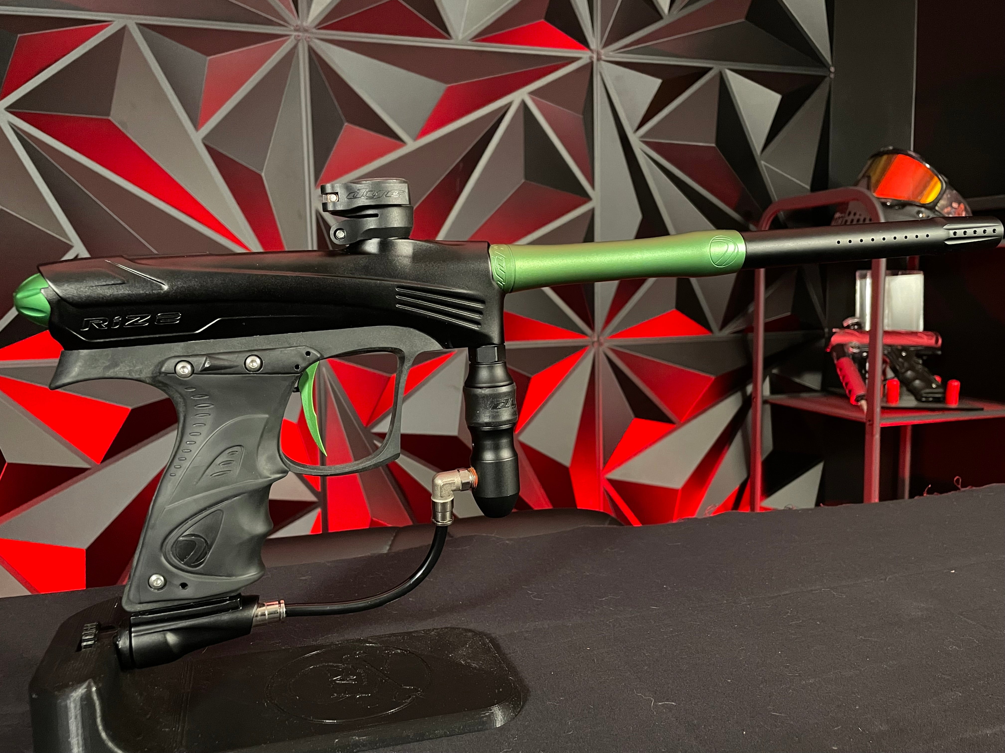 Used Dye CZR Paintball Marker- Black / Green