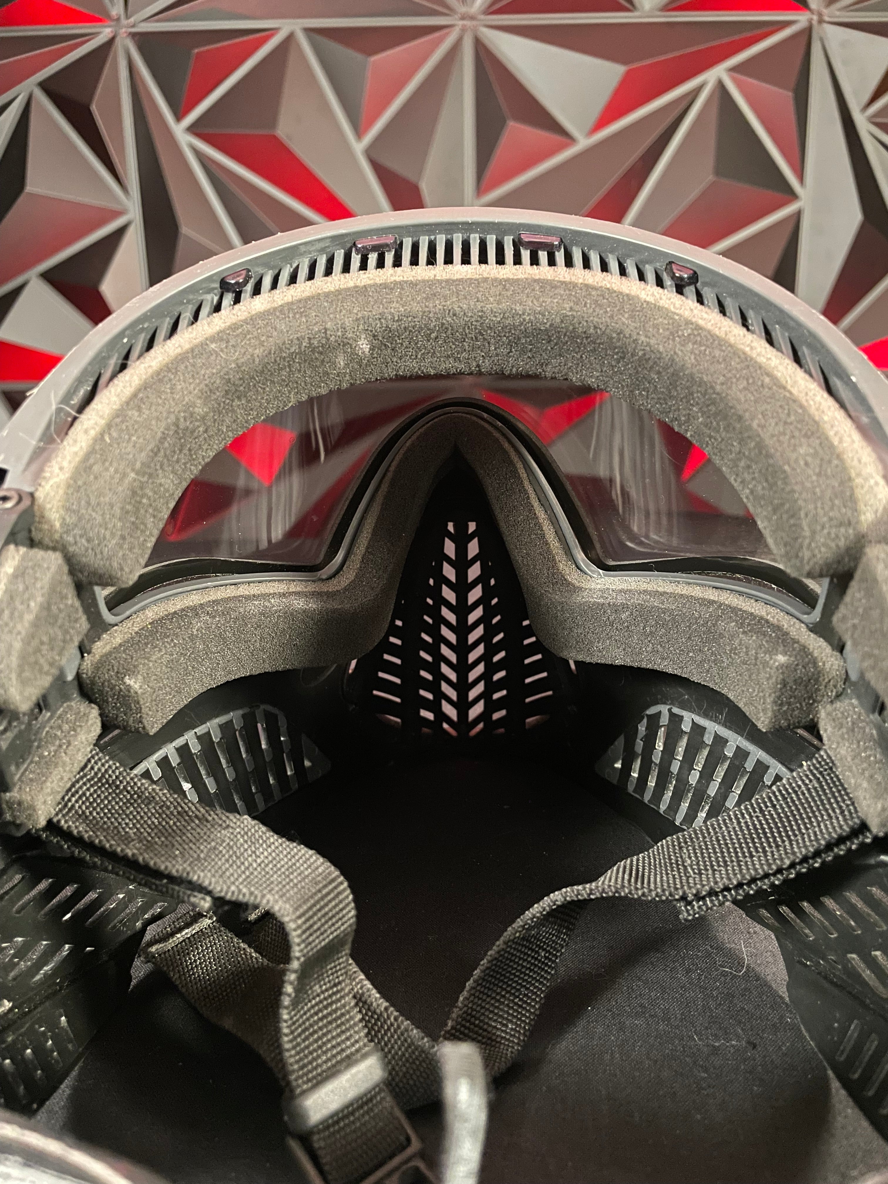 Used Virtue Vio Ascend Paintball Mask - Black w/ Exalt Carbon Goggle Case