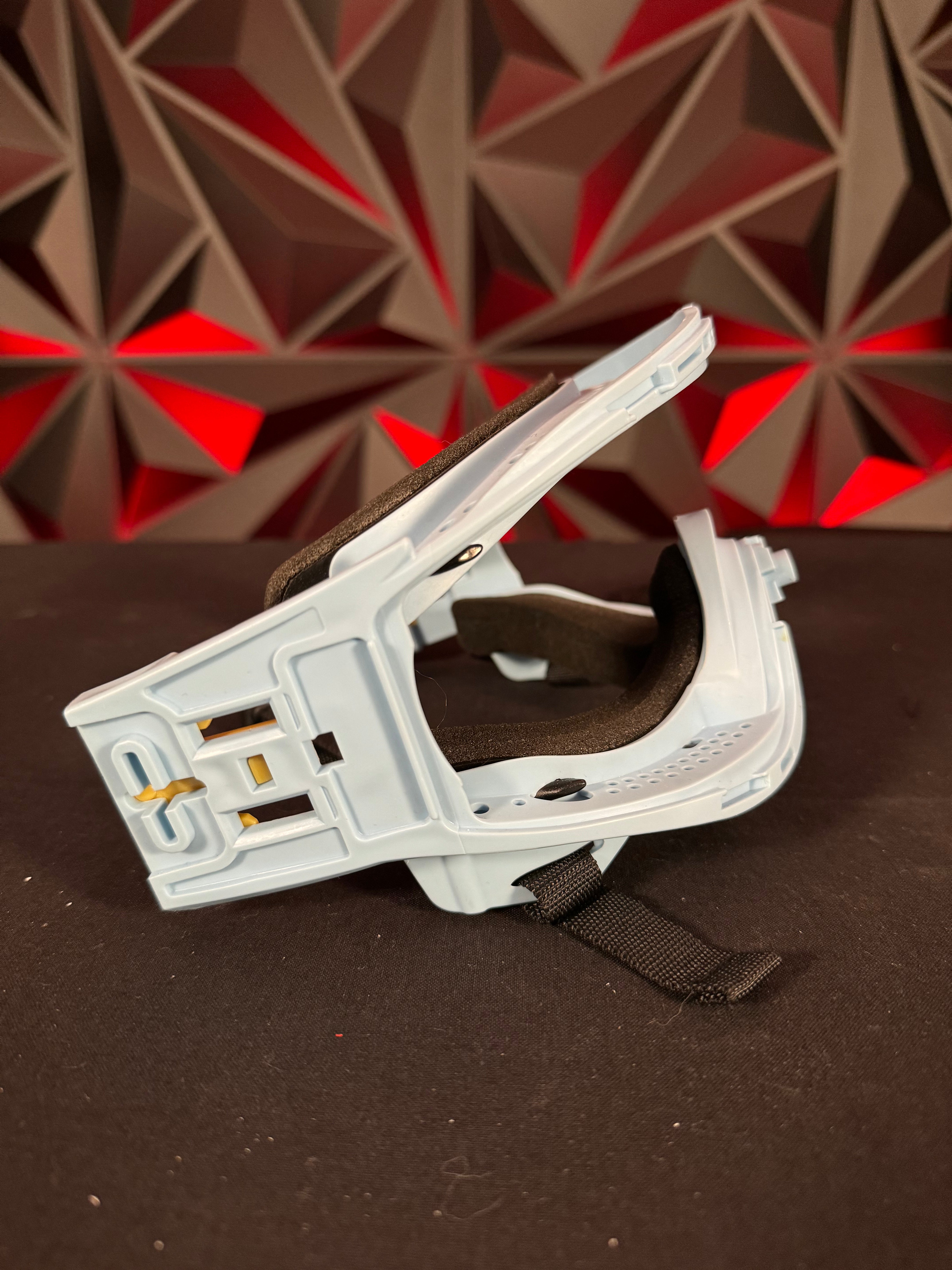 Used JT ProflexX Paintball Mask - FRAME and SKIRT ONLY - Navy Blue/Powered Blue