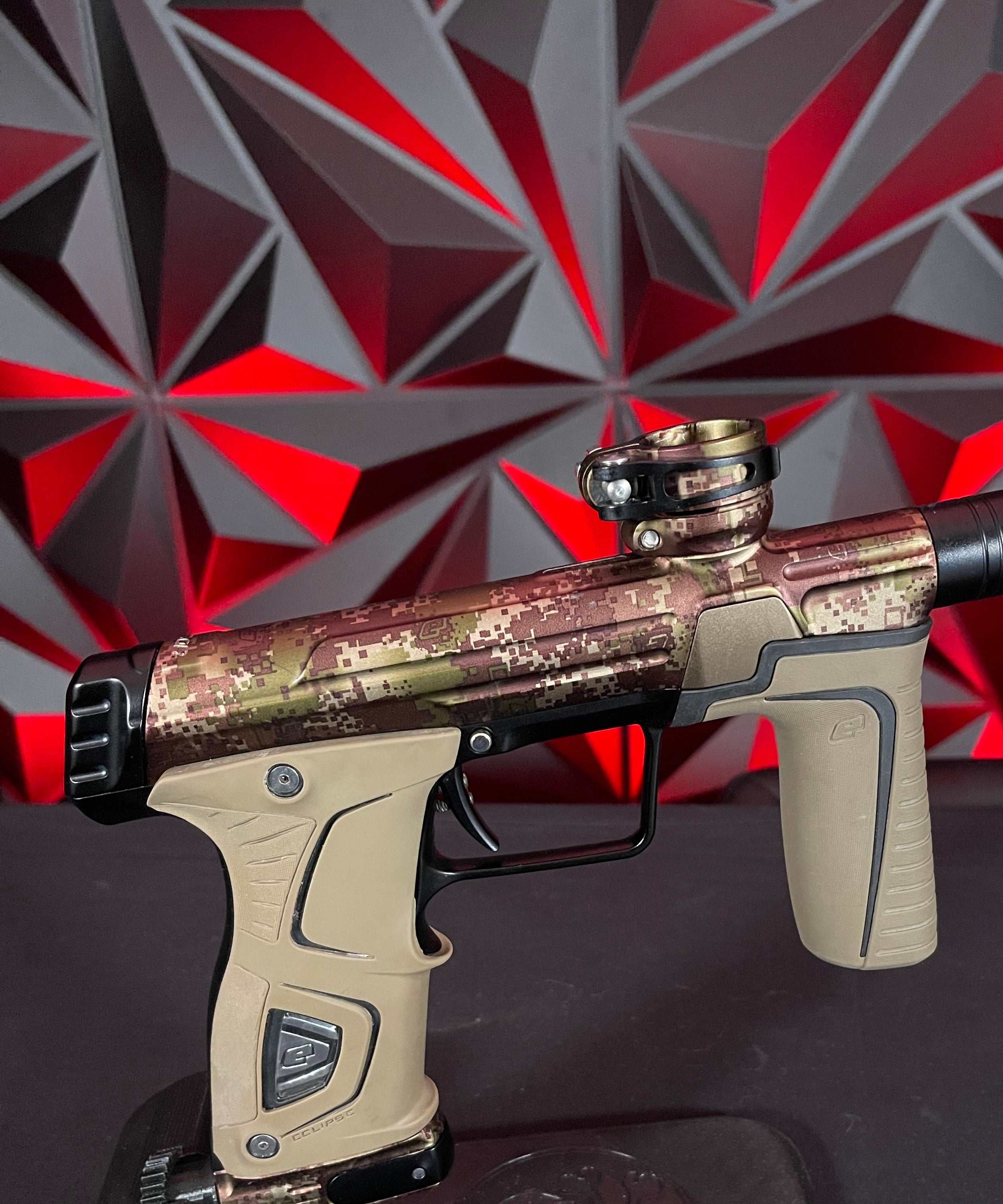 Used Planet Eclipse Gtek M170r - HDE Camo/Black w/Deadly Winds hAir 45 Trigger Valve