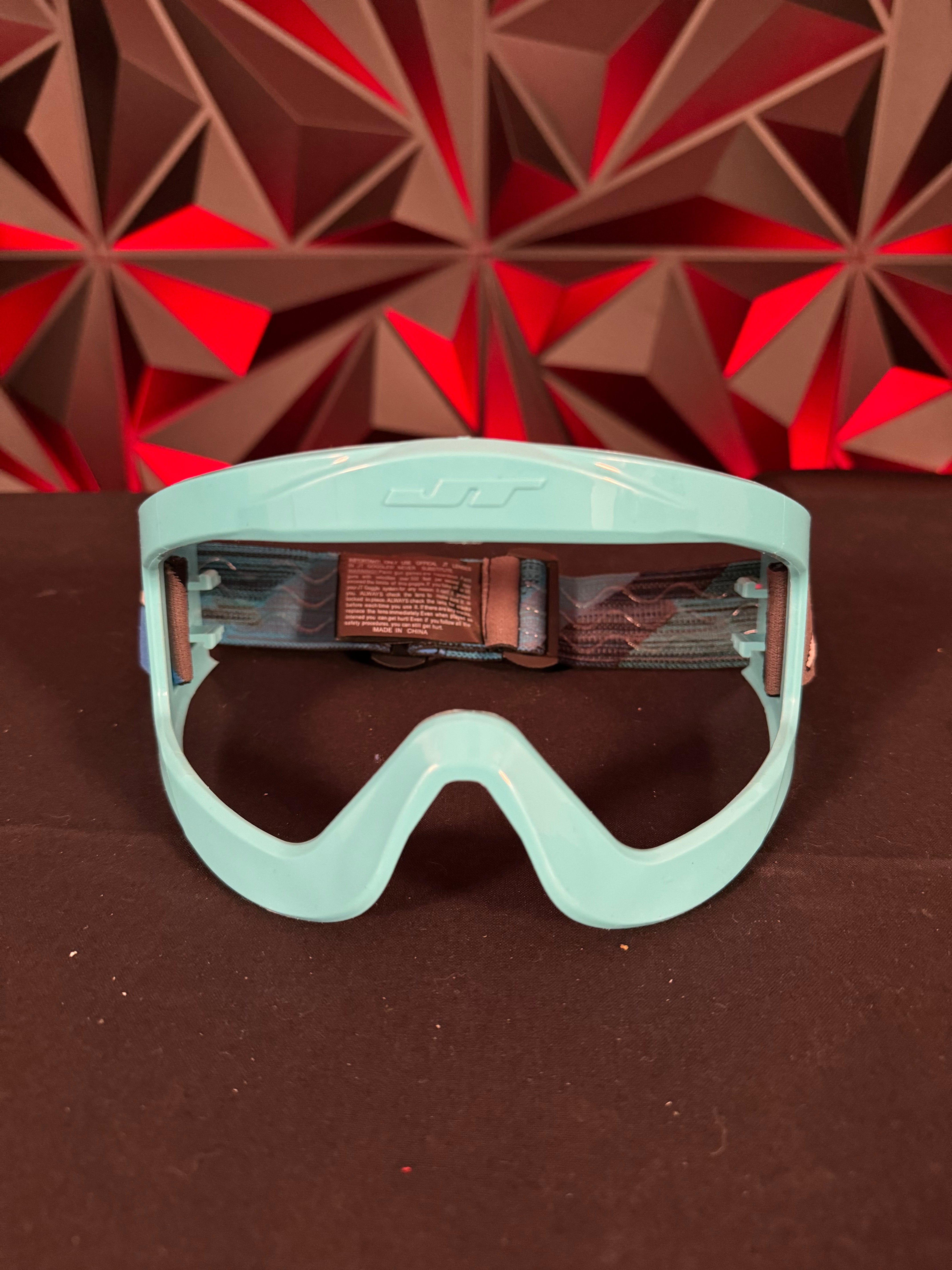 Used JT ProflexX Paintball Mask - FRAME and SKIRT ONLY - Navy Blue/Powered Blue