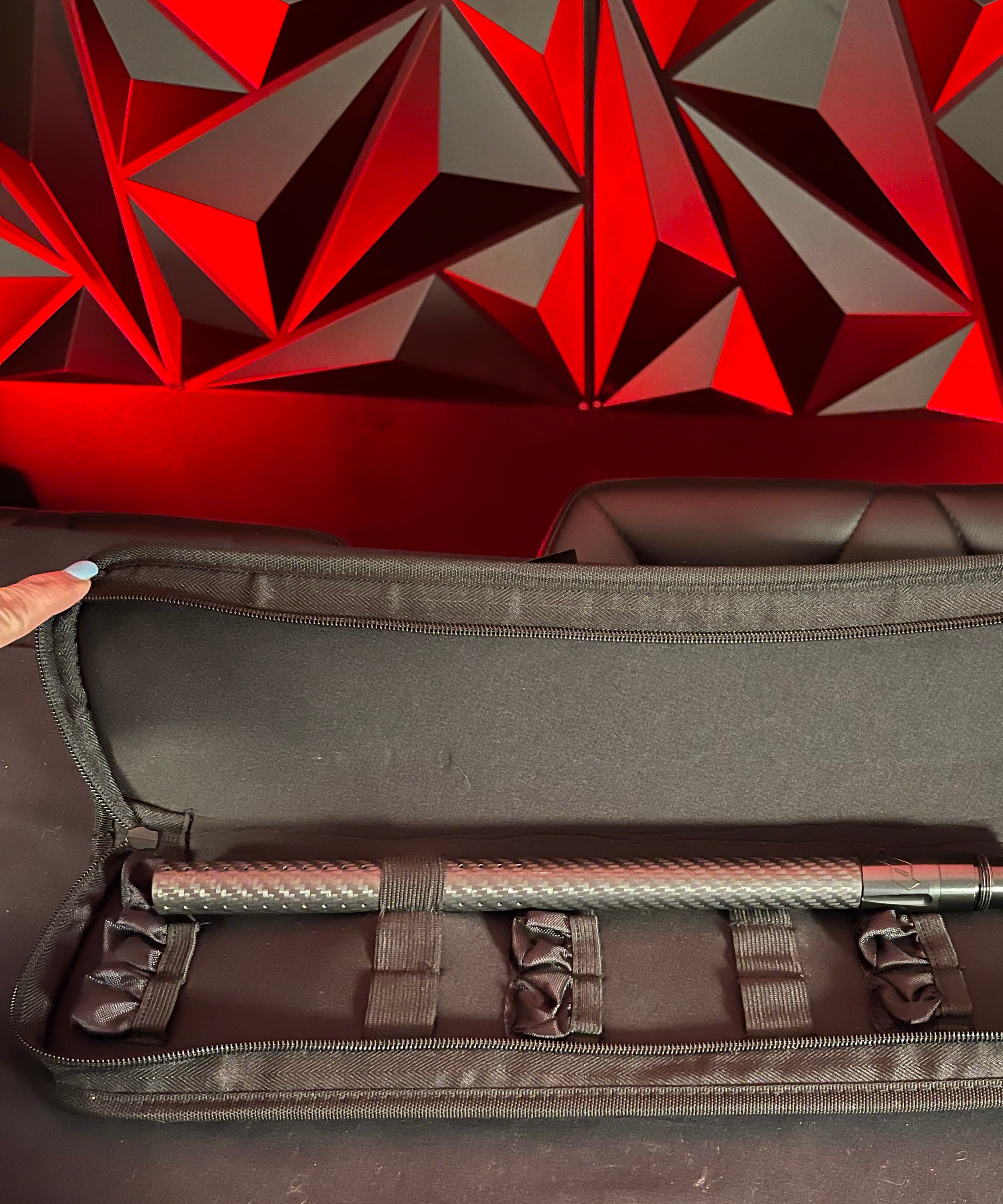 Used Deadlywinds Carbon Fiber 16" One Piece Barrel - Autococker Threaded