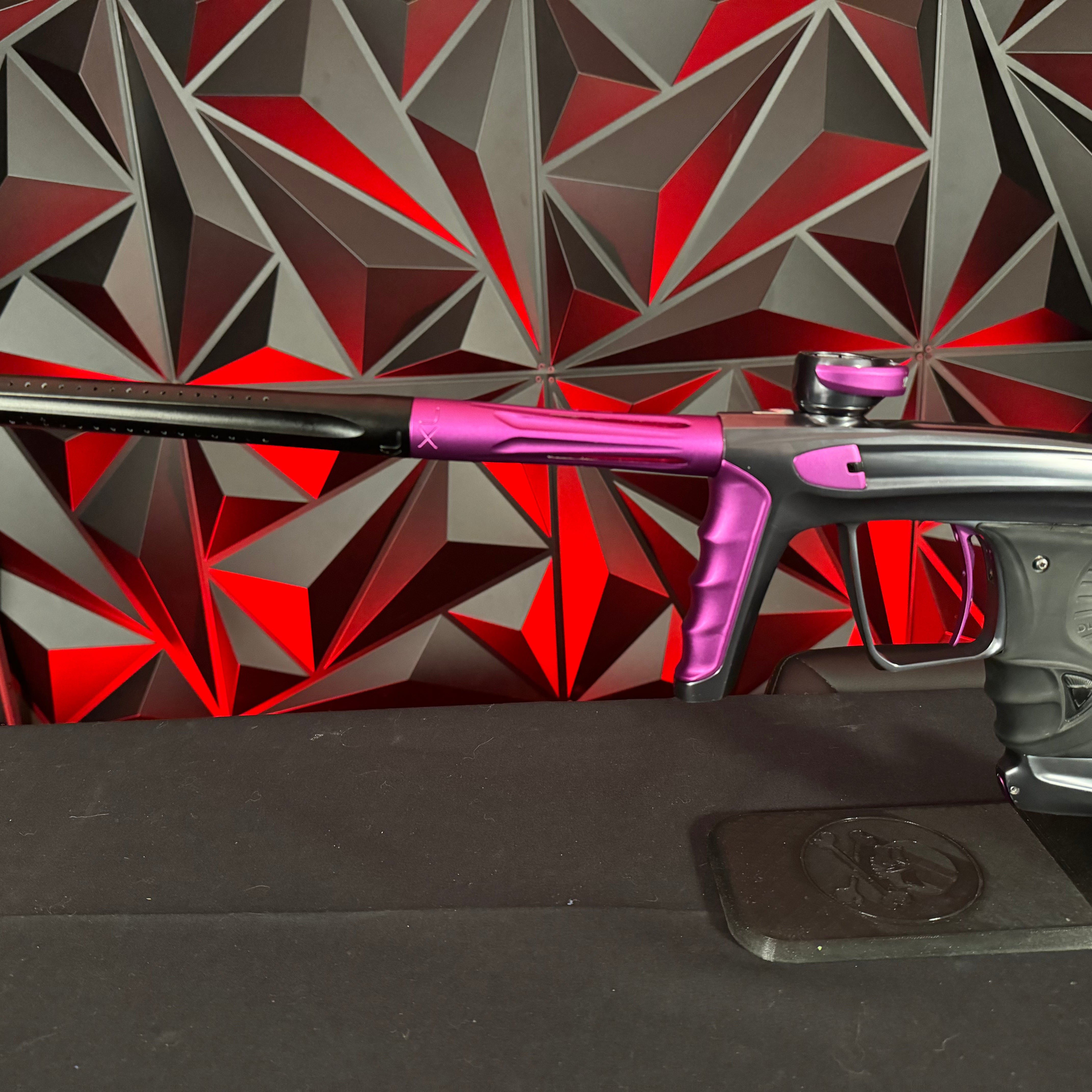 Used DLX Luxe X Paintball Gun - Pewter/Purple