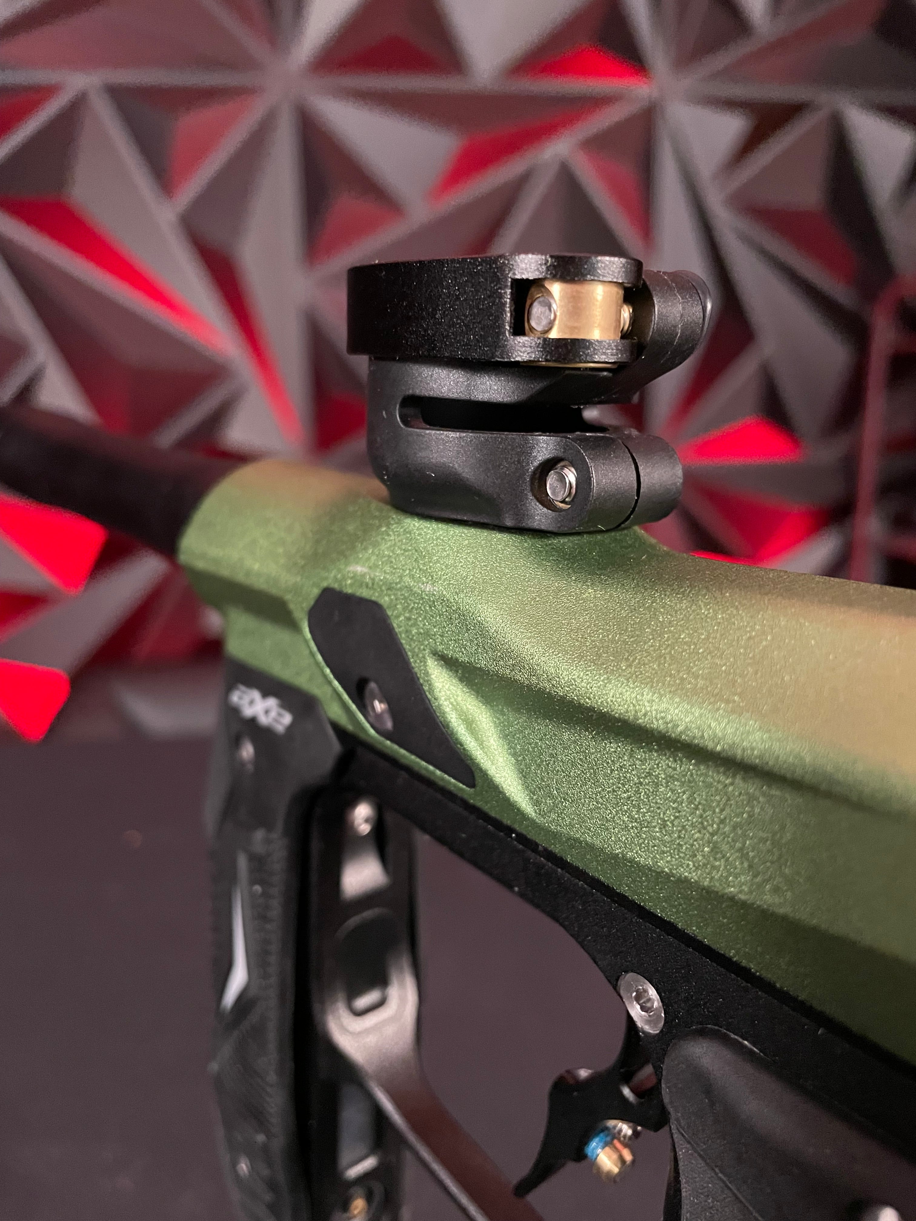 Used Empire Axe 2.0 Paintball Gun - Green / Black w/Redline Board