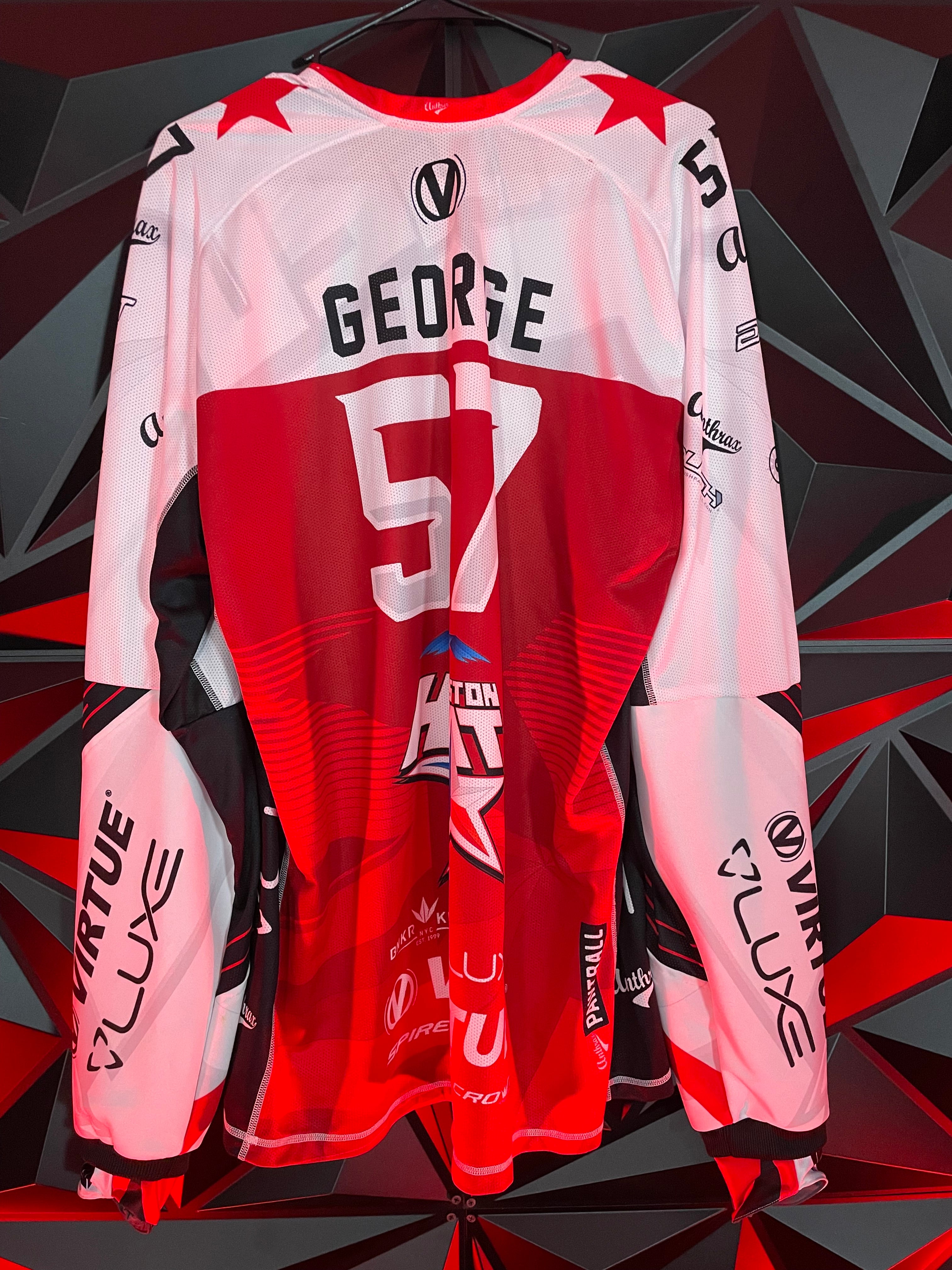 Used Houston Heat Paintball Jersey -Chad George #57 - Large