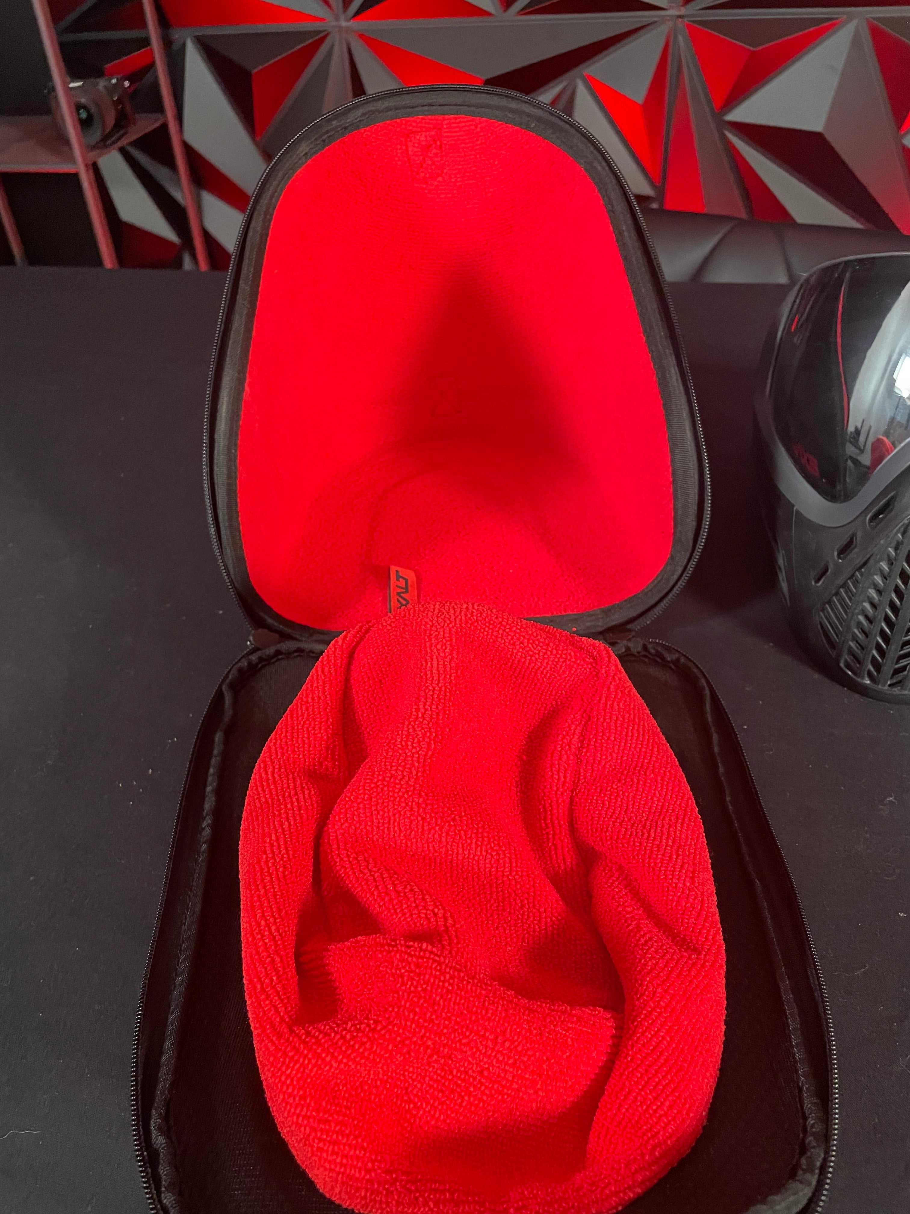 Used Virtue Vio Ascend Paintball Mask - Black w/ Exalt Carbon Goggle Case