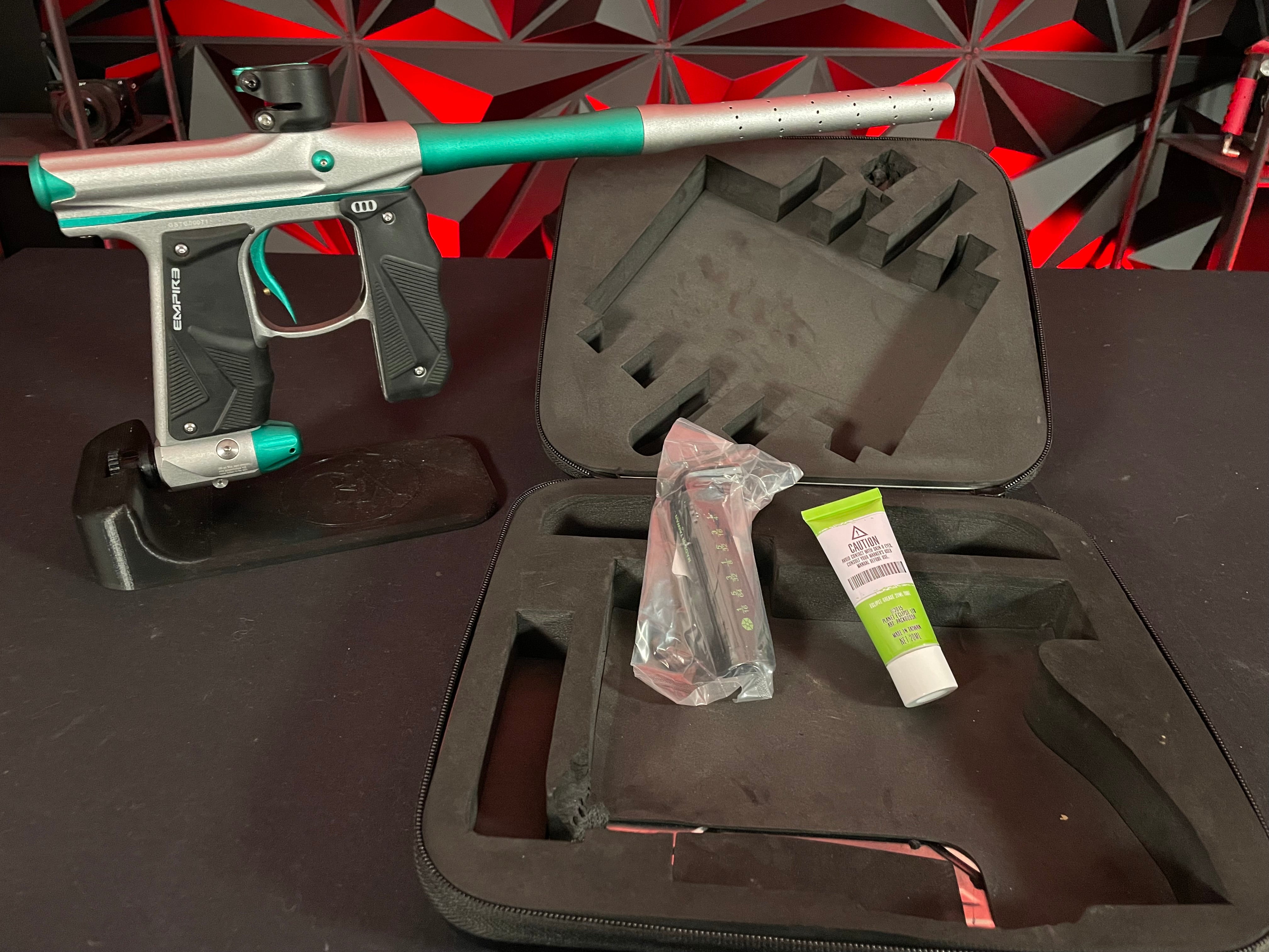 Used Empire Mini GS Paintball Gun - Grey/Teal