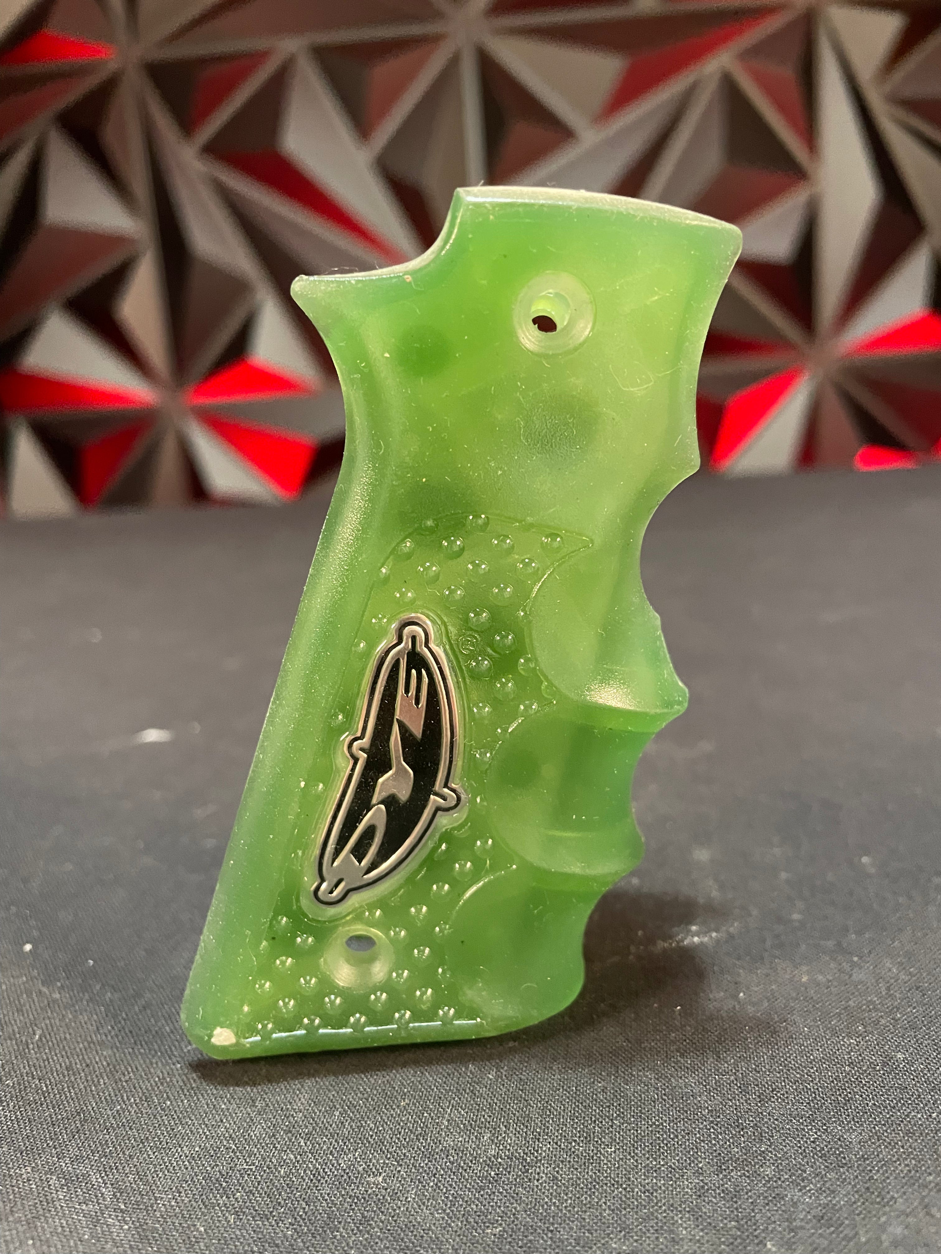 Used Dye Paintball Sticky Grip for 45 Frames - Green