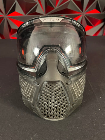 Used Carbon Zero Pro Paintball Mask - More Coverage - Pro Smoke