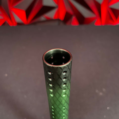 Used Dye UL Paintball Barrel Tip - Custom Faded Black/Green