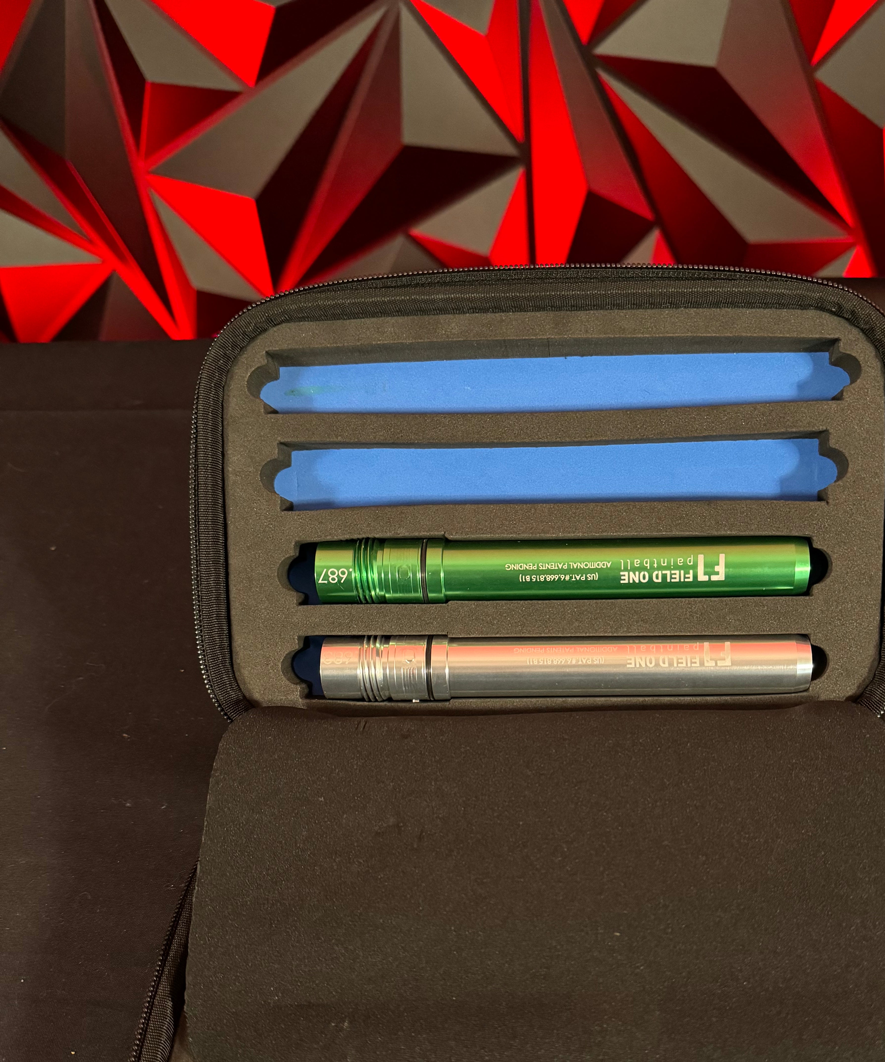 Used Field One Paintball Insert Kit - All 6 Inserts + Carrying Case