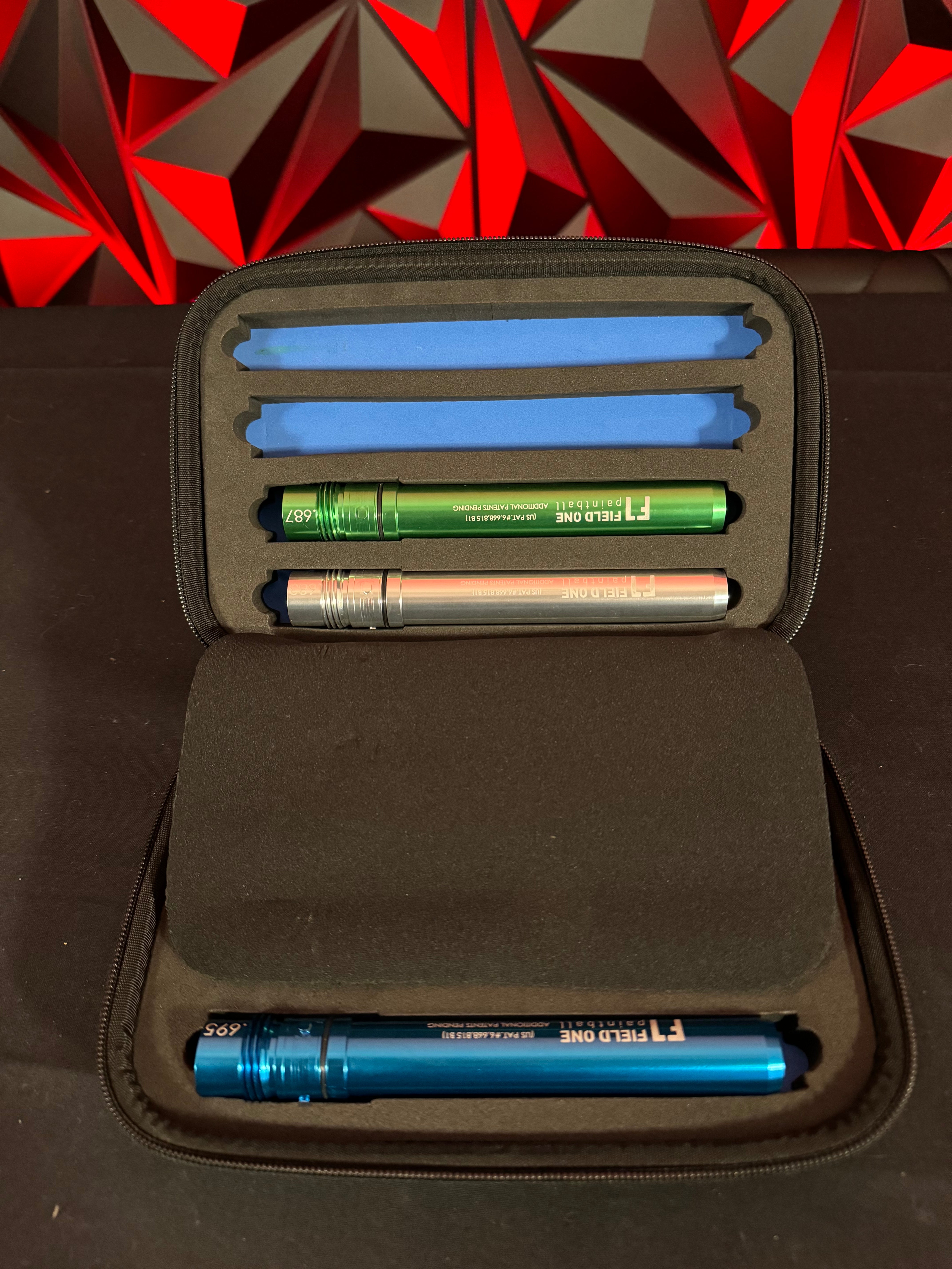 Used Field One Paintball Insert Kit - All 6 Inserts + Carrying Case