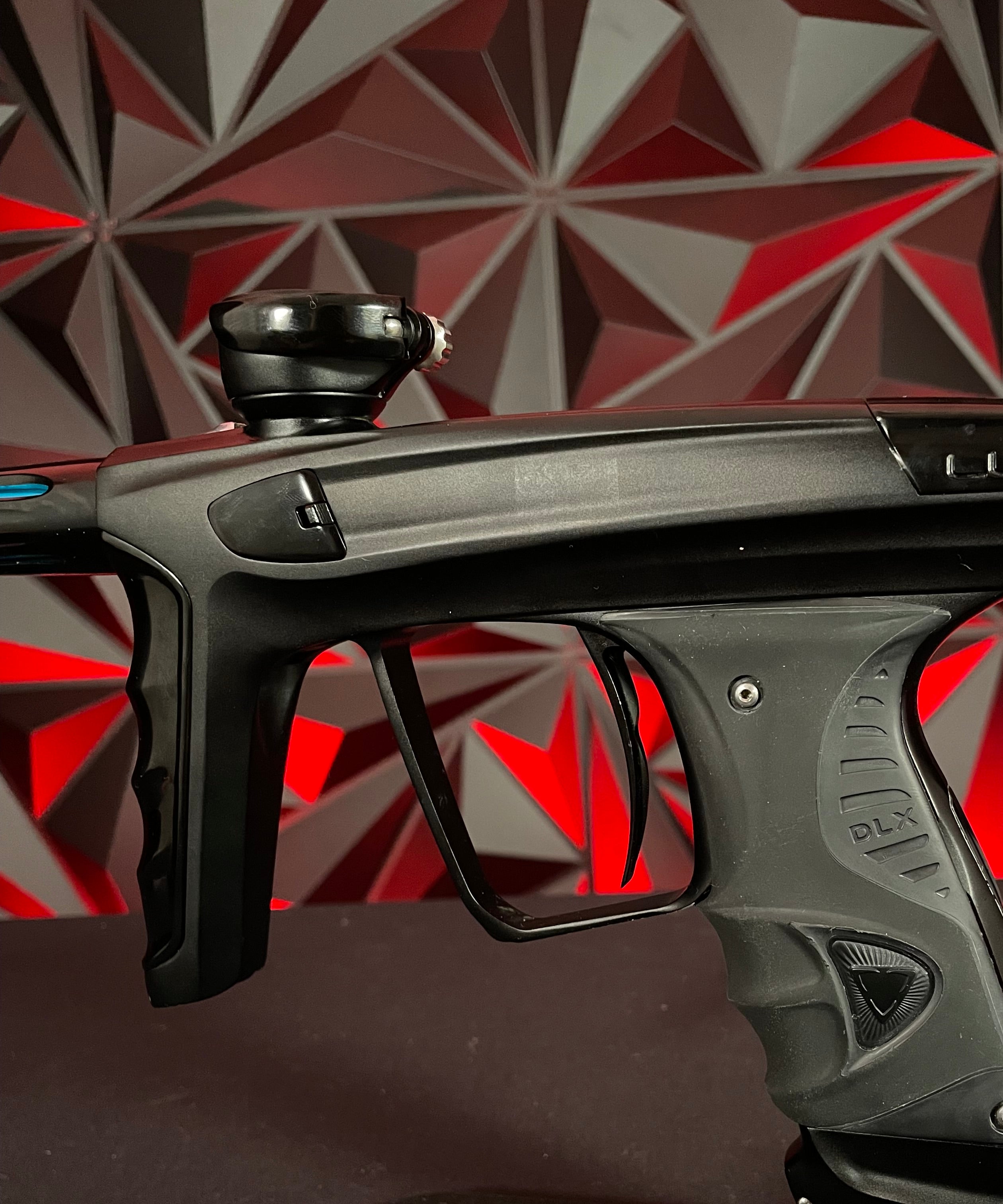 Used DLX Luxe X Paintball Gun - Dust Black/Gloss Black