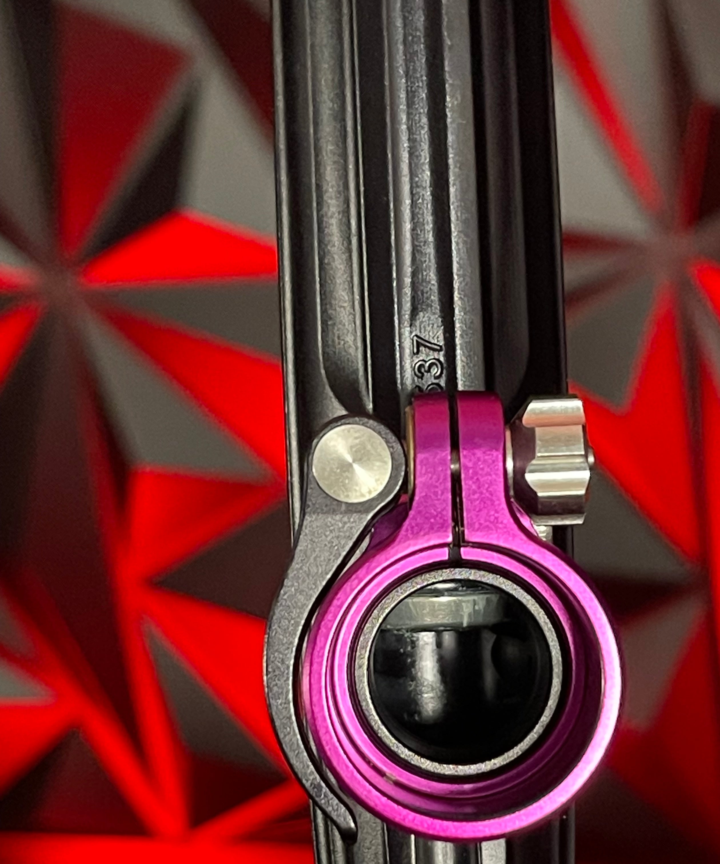 Used Planet Eclipse Geo 4 Paintball Gun - Amethyst w/ 3 FL Backs