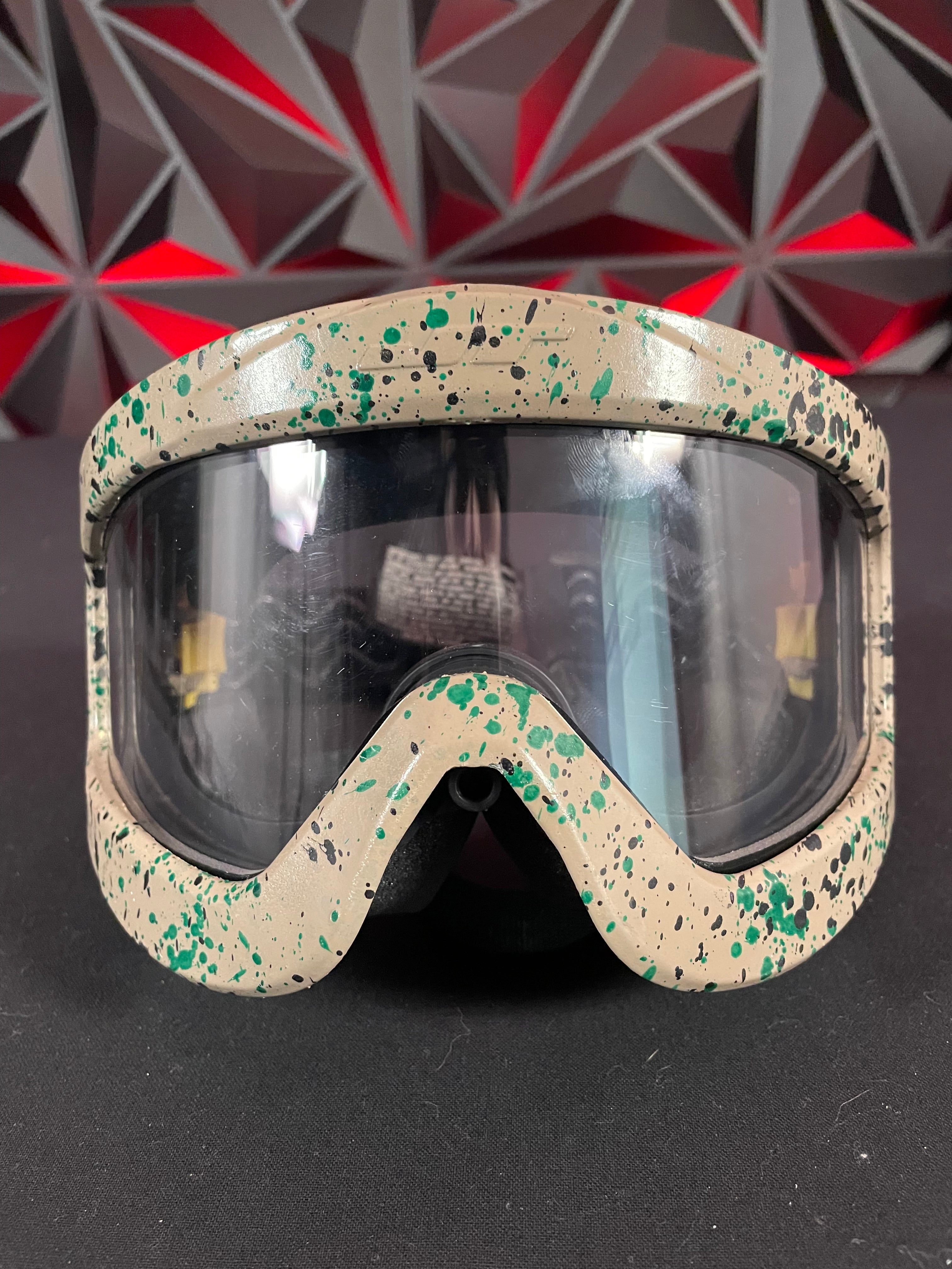 Used JT Proflex Paintball Mask Frame - Tan Speckled