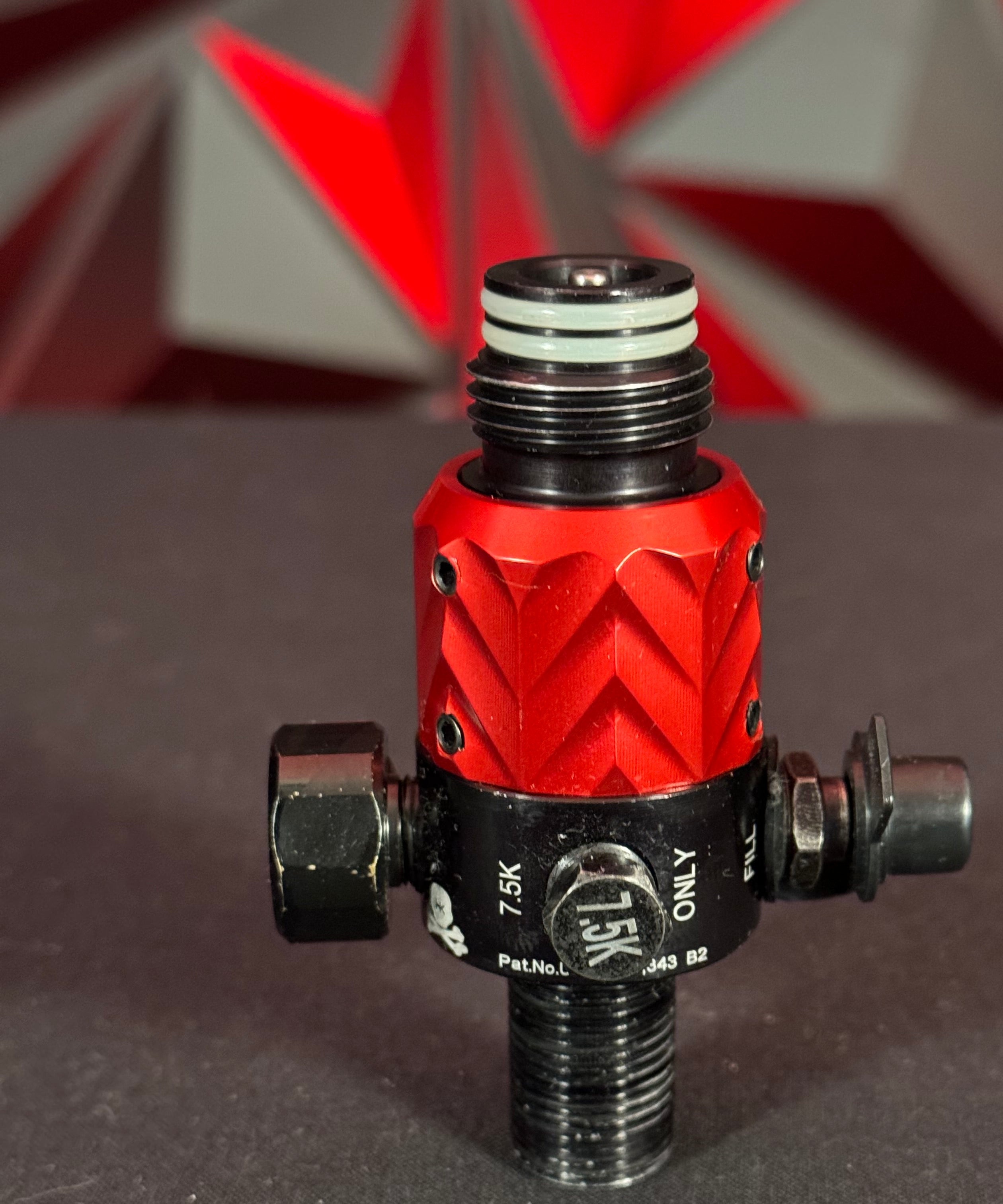 Used HK Army Aerolite Elite Pro Fossil Regulator - Red w/ HK Army Reg Case