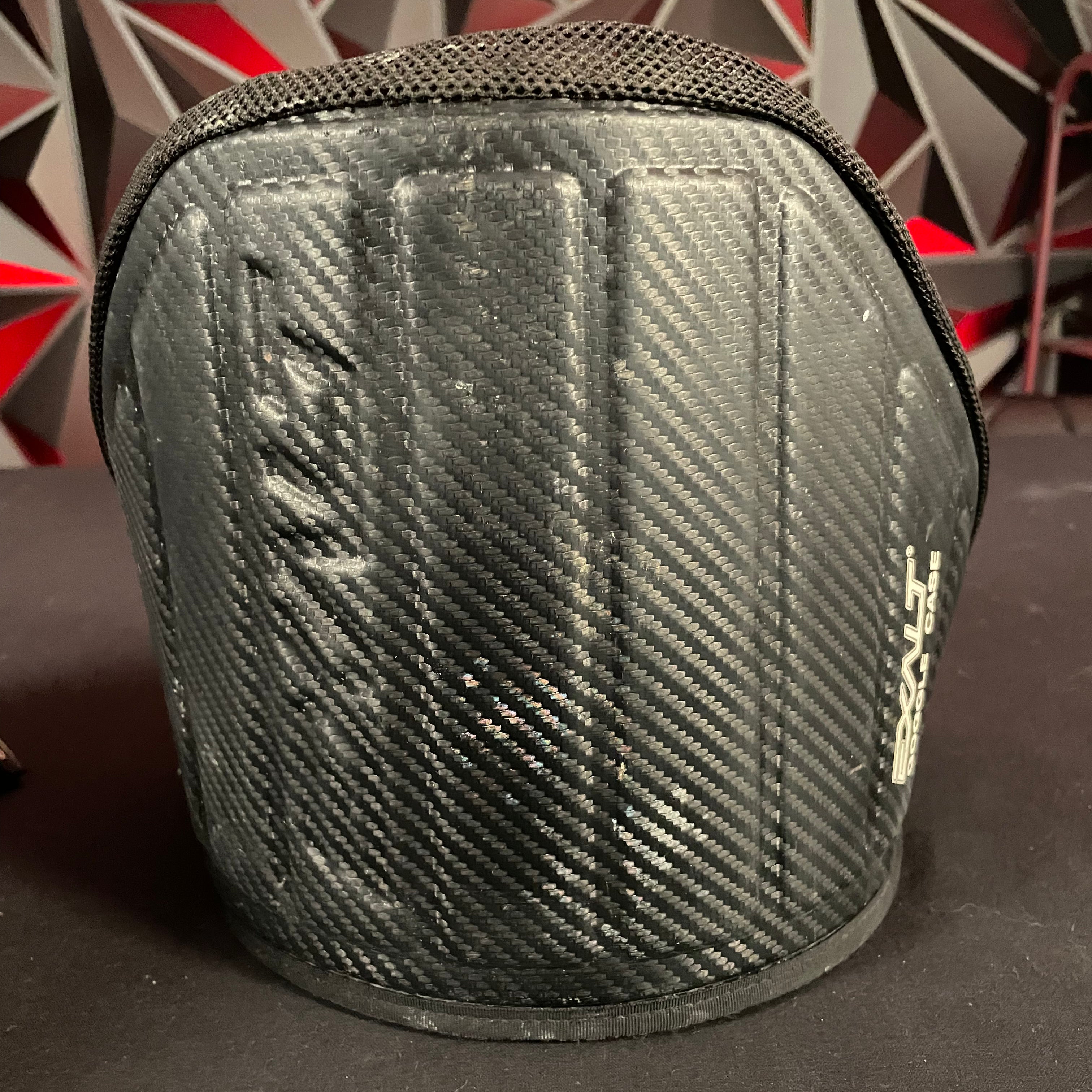 Used BNKR King CMD Paintball Mask - Black w/ 2 lenses, Exalt Goggle Case