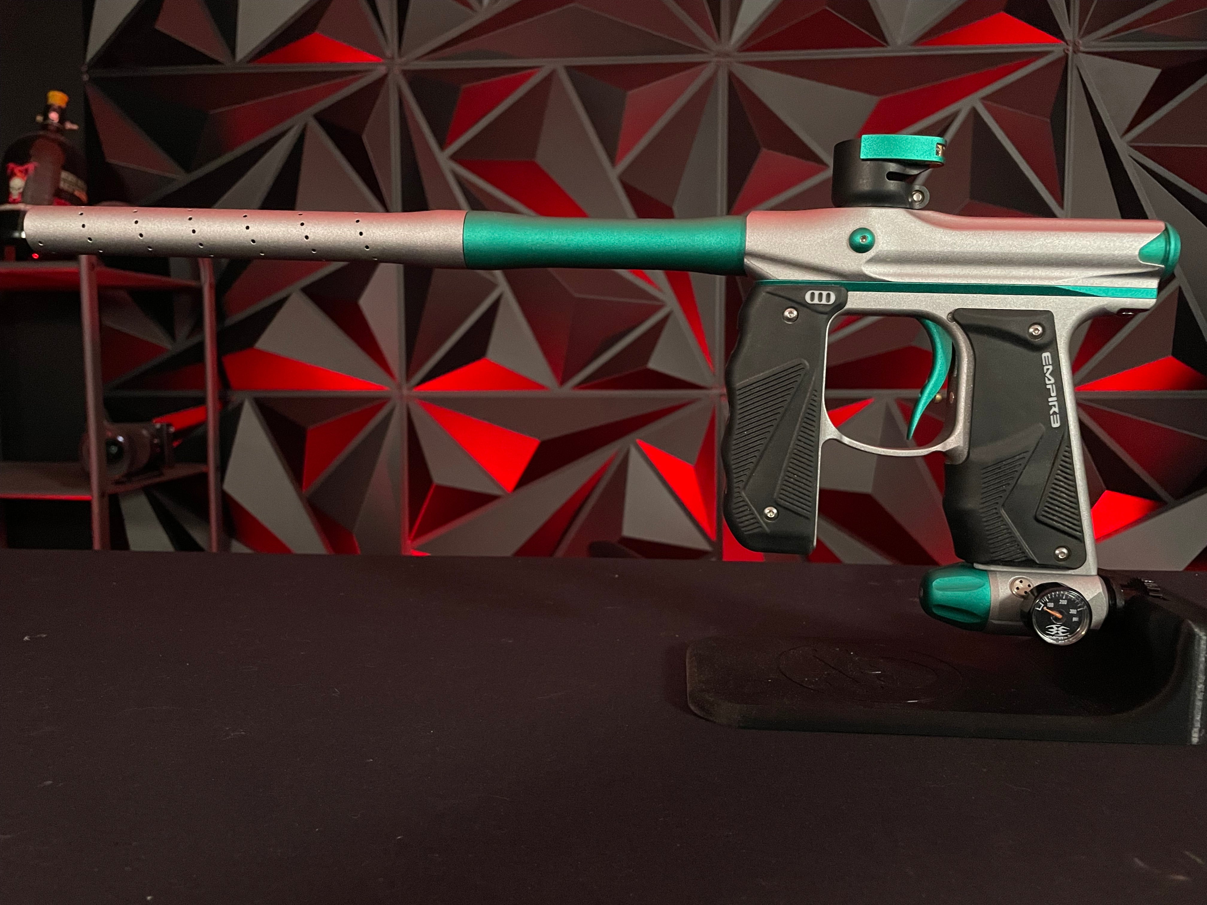 Used Empire Mini GS Paintball Gun - Grey/Teal