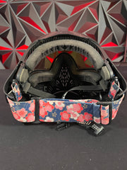 Used BNKR King CMD Paintball Mask - Black w/ 2 lenses, Exalt Goggle Case