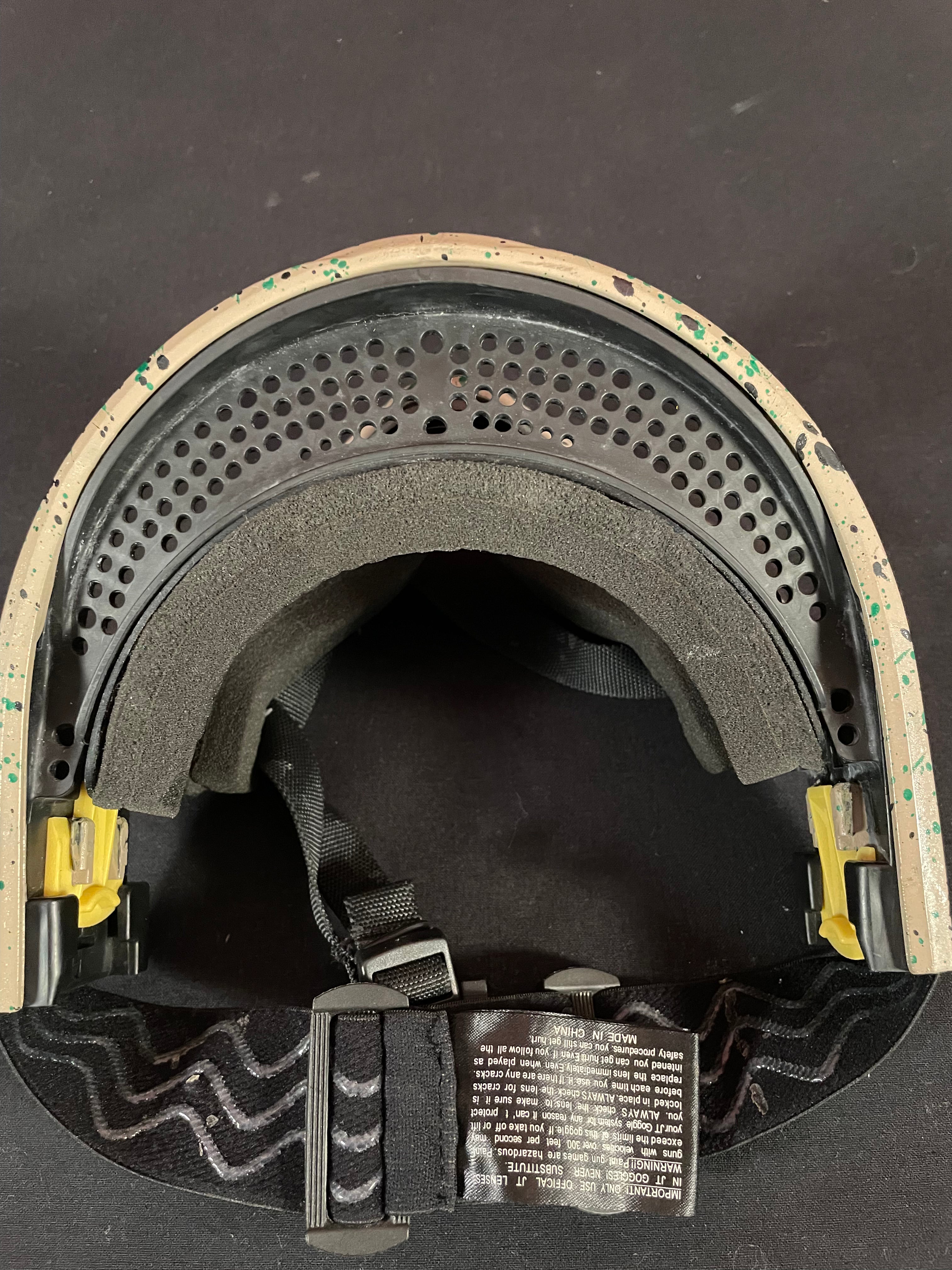 Used JT Proflex Paintball Mask Frame - Tan Speckled