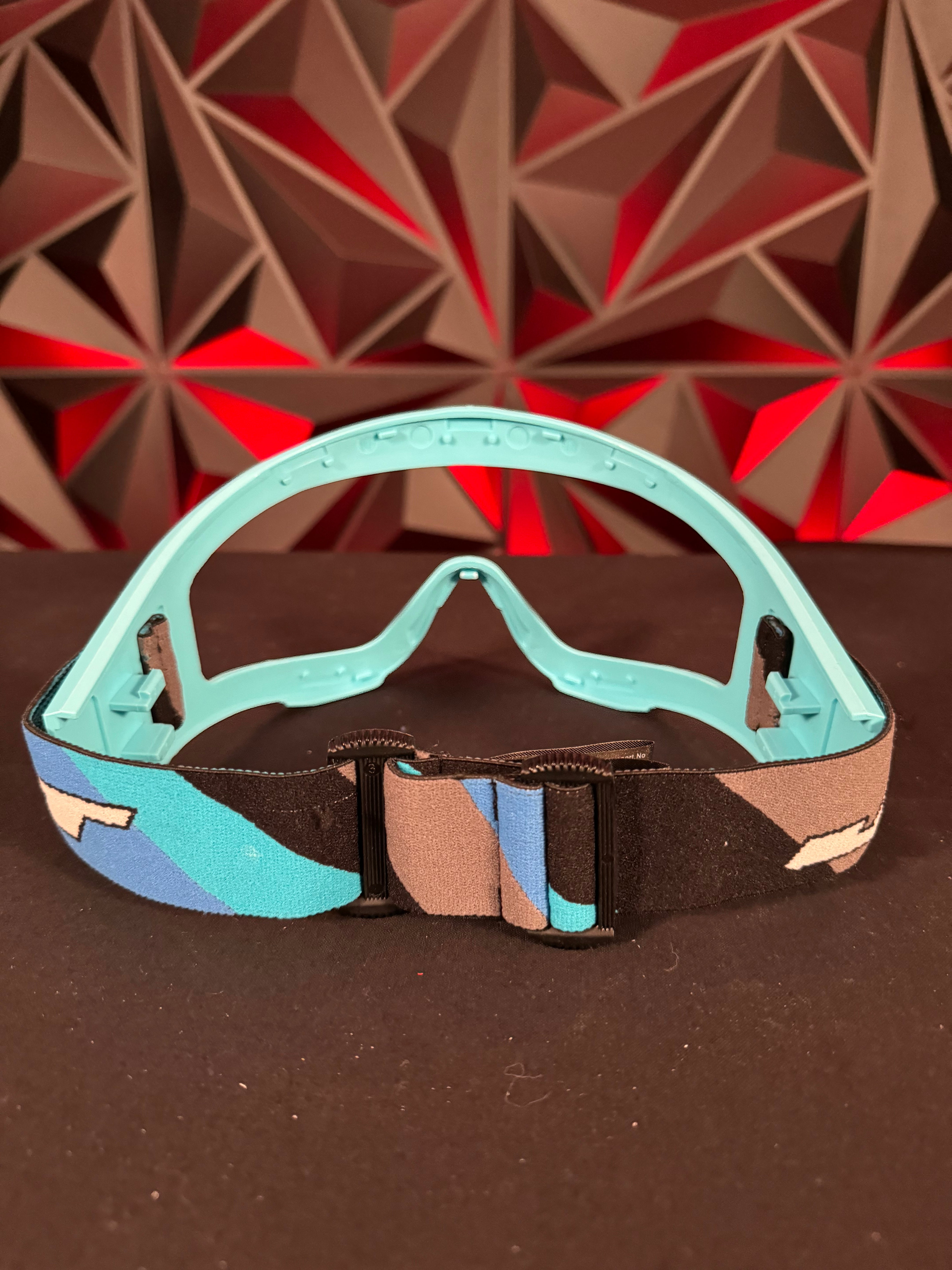 Used JT ProflexX Paintball Mask - FRAME and SKIRT ONLY - Navy Blue/Powered Blue