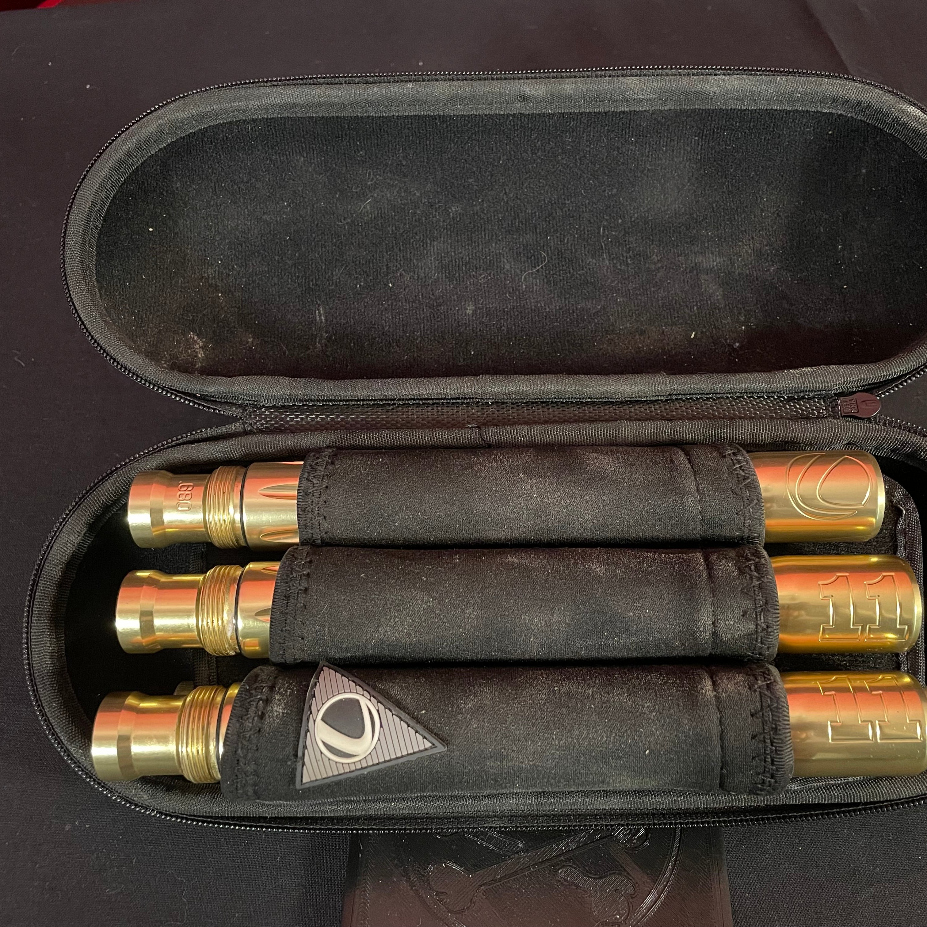 Used DYE UL-S Archie Montemayor MVP Limited Edition Barrel - Gold w/ Barrel Case