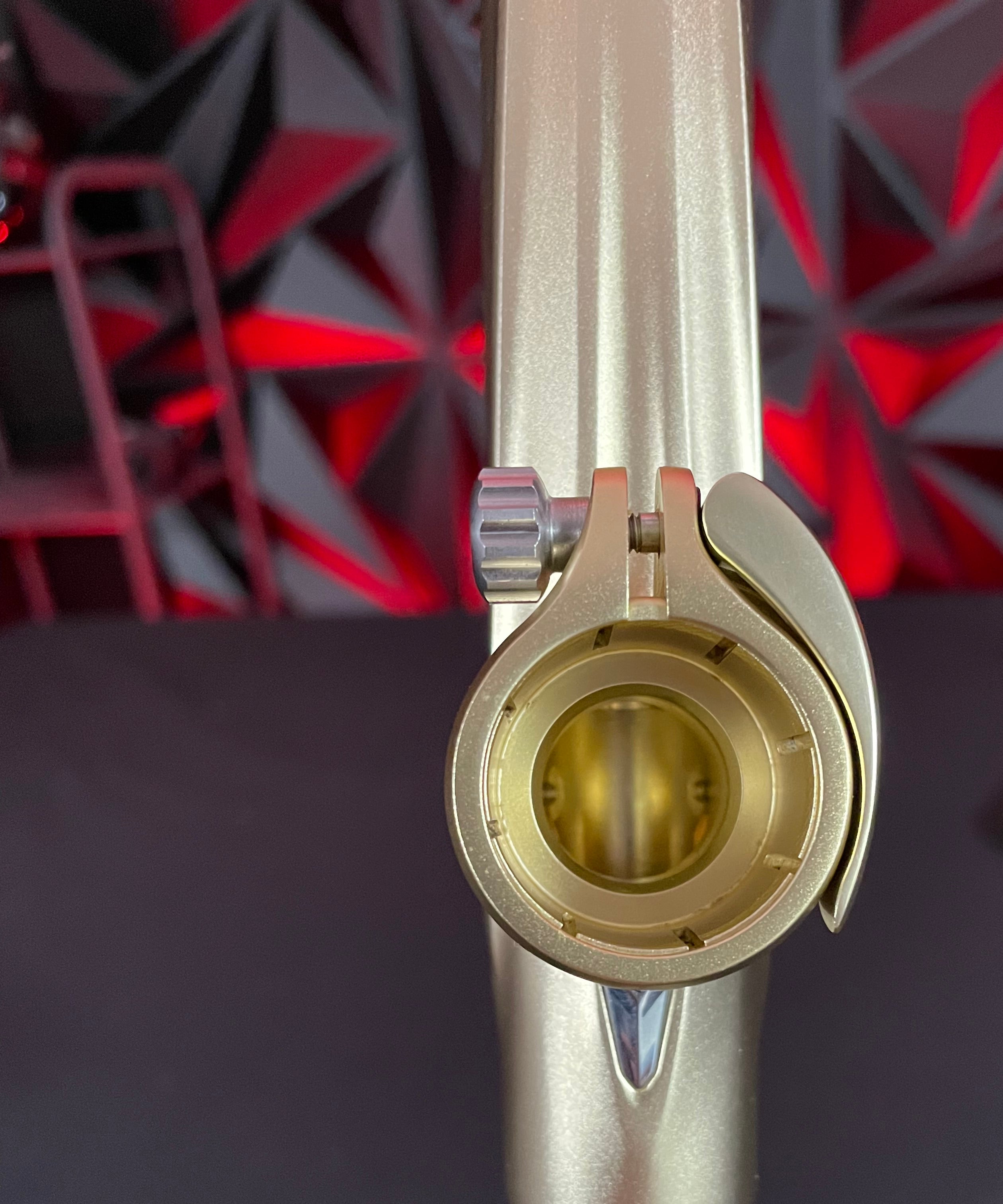 Used DLX TM40 Paintball Gun - Dust Gold/Polished Gold