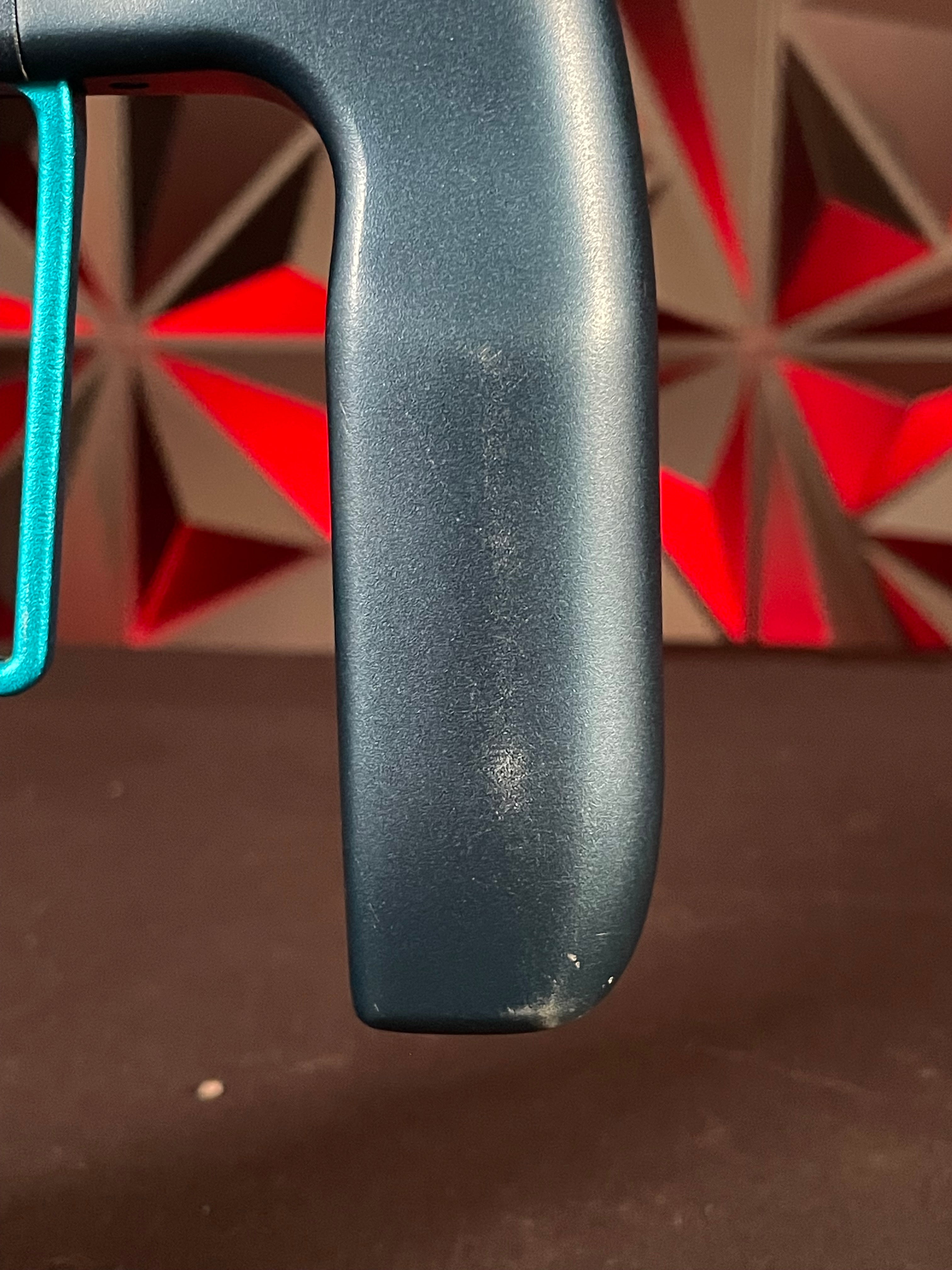 Used Empire Axe Pro Paintball Gun - Blue/Silver w/ Redline Board