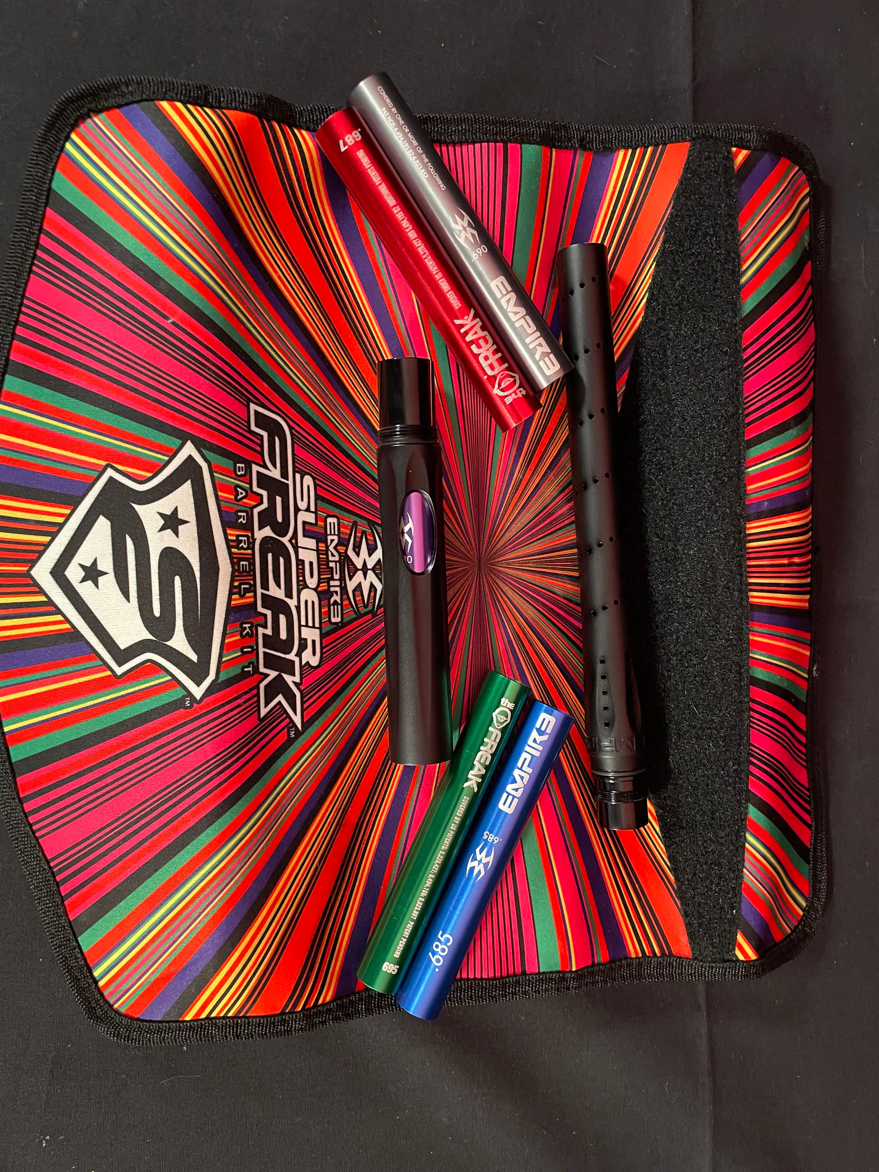 Used Super Freak Barrel Kit - 5 inserts w/ Barrel Back and Barrel Front - AC Threaded