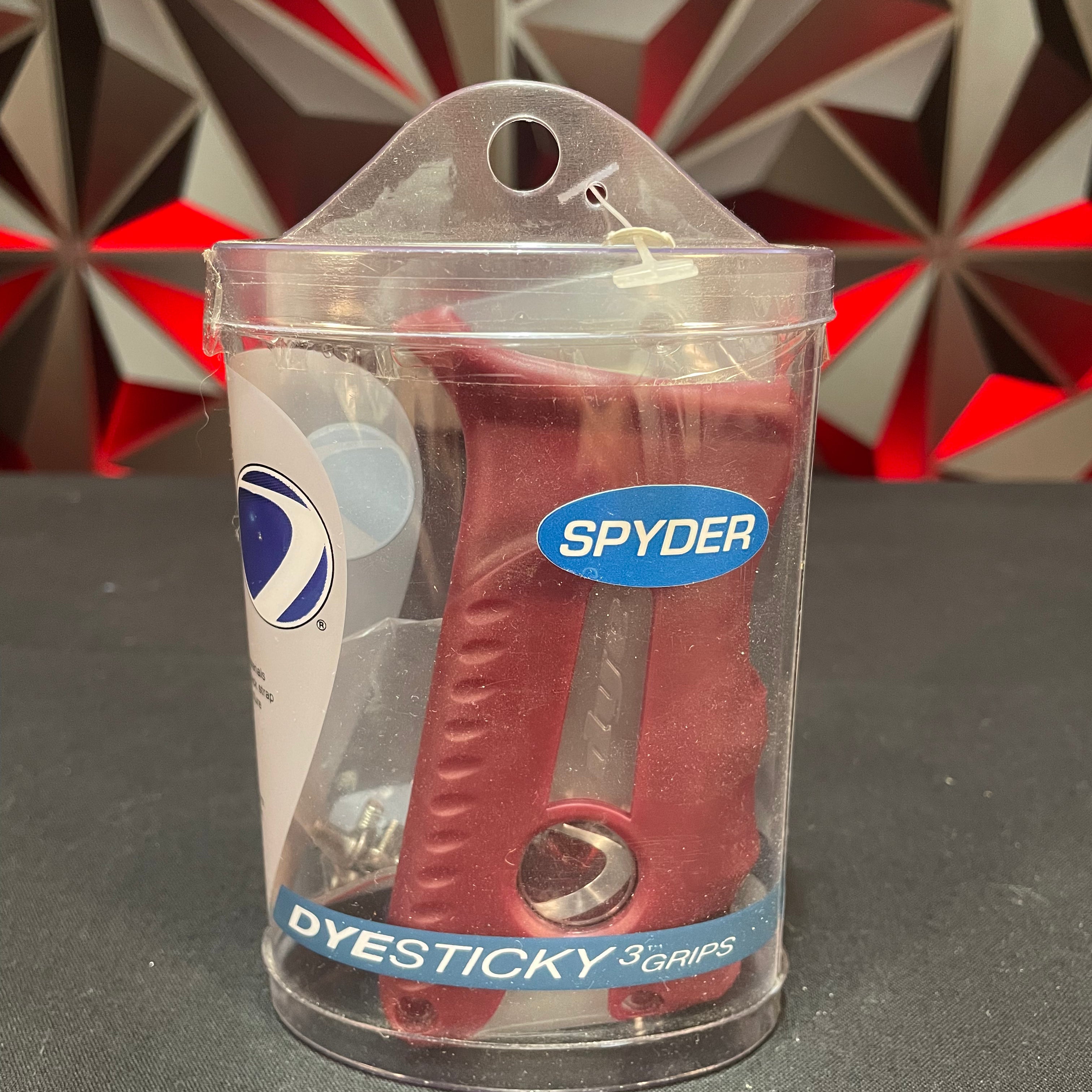 Used Dye Paintball E-sticky 3 Grip for Kingman Spyder Electric ESP Frames - Red