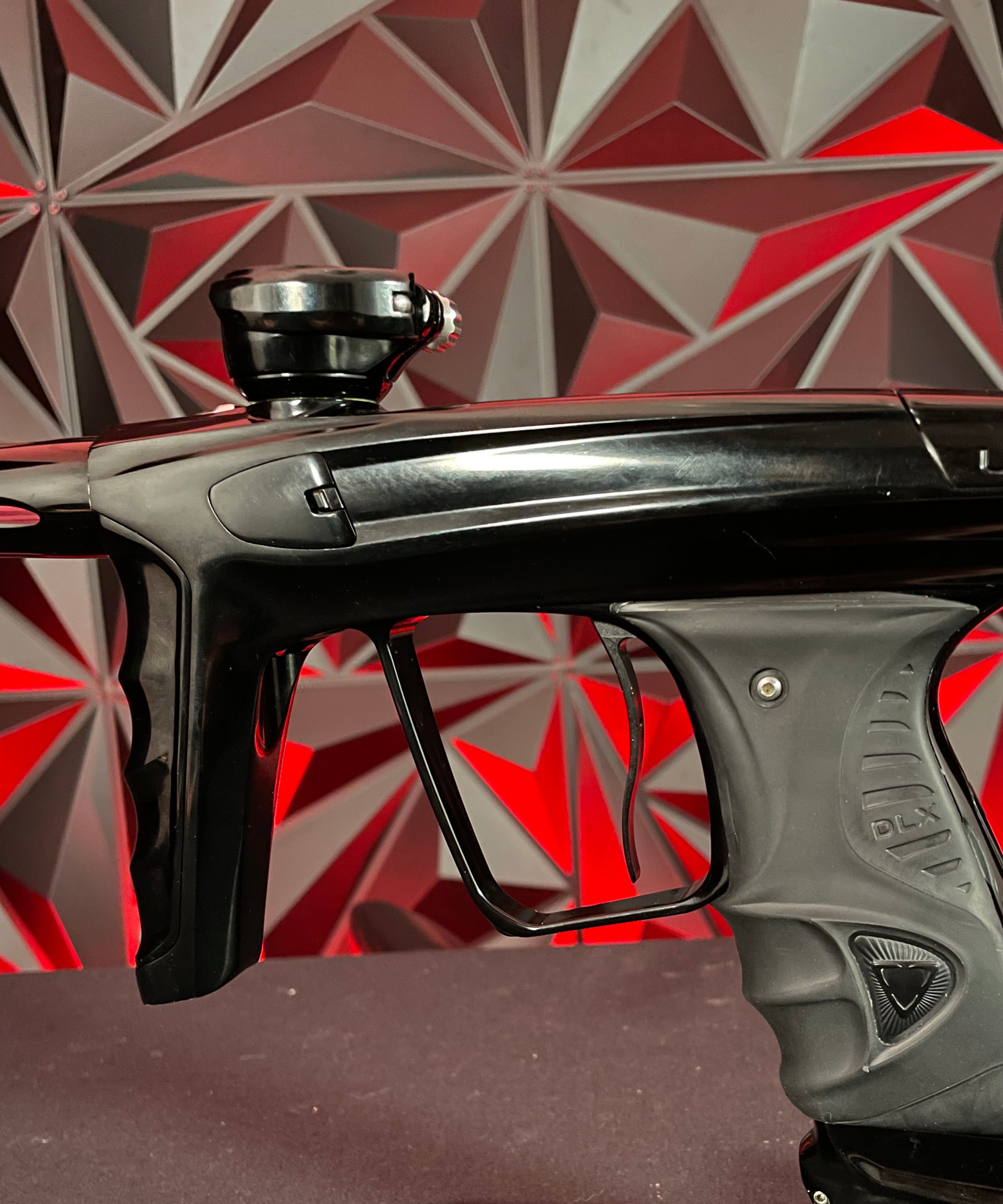 Used DLX Luxe X Paintball Gun - Polished Black