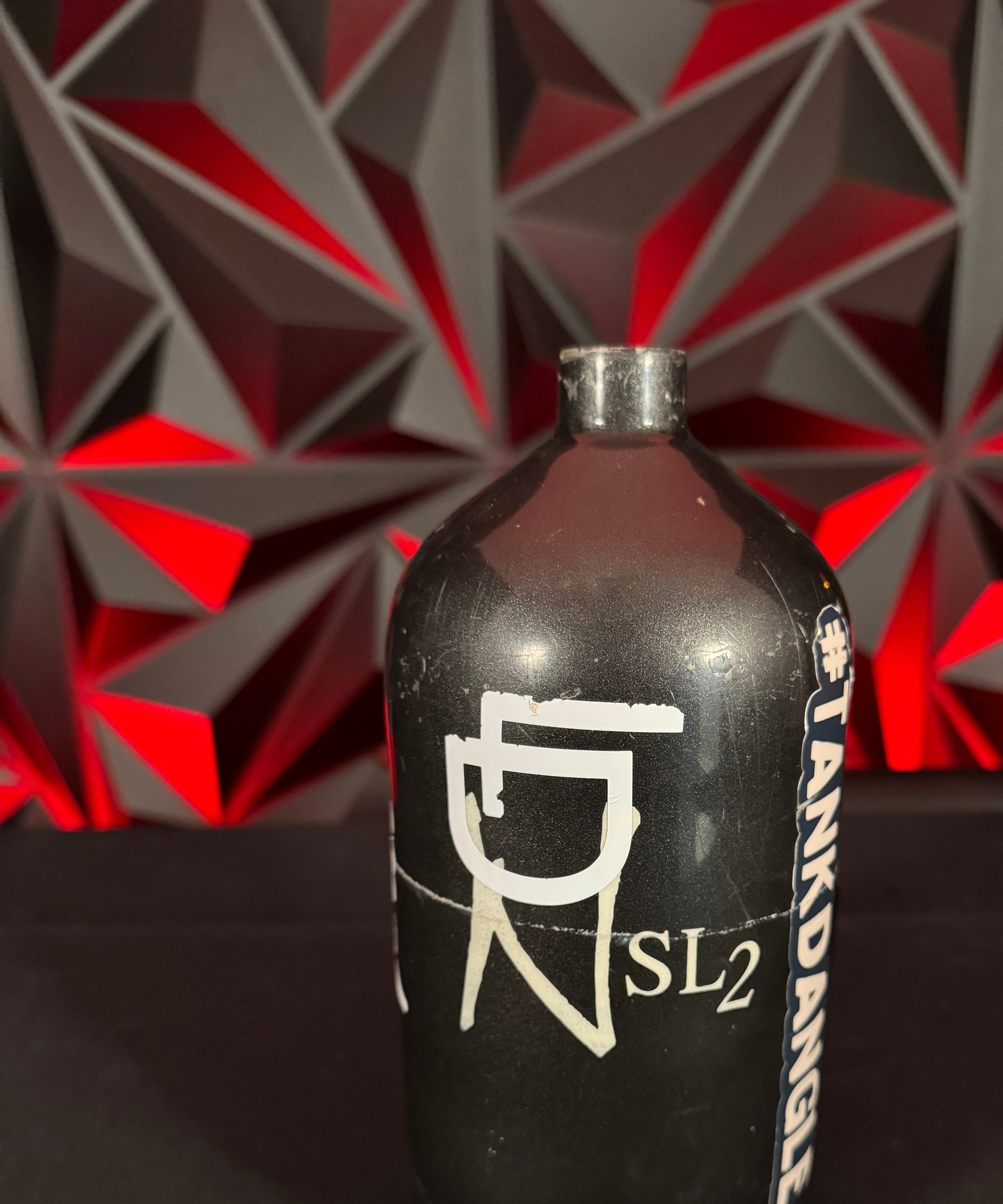 Used Ninja SL2 77/4500 Paintball Tank - Gunsmoke *BOTTLE ONLY*