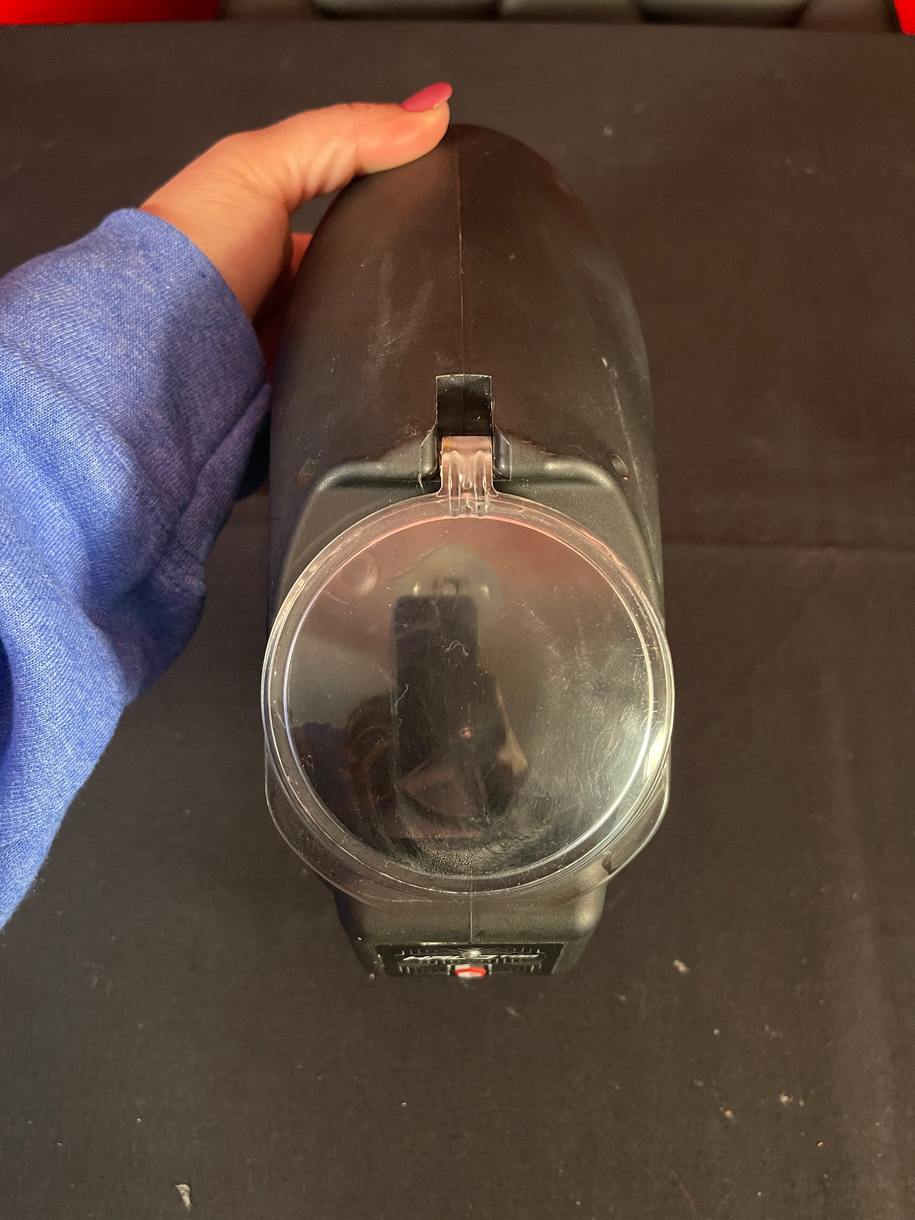 Used Empire Halo Too Paintball Loader - Black w/ Rain Lid