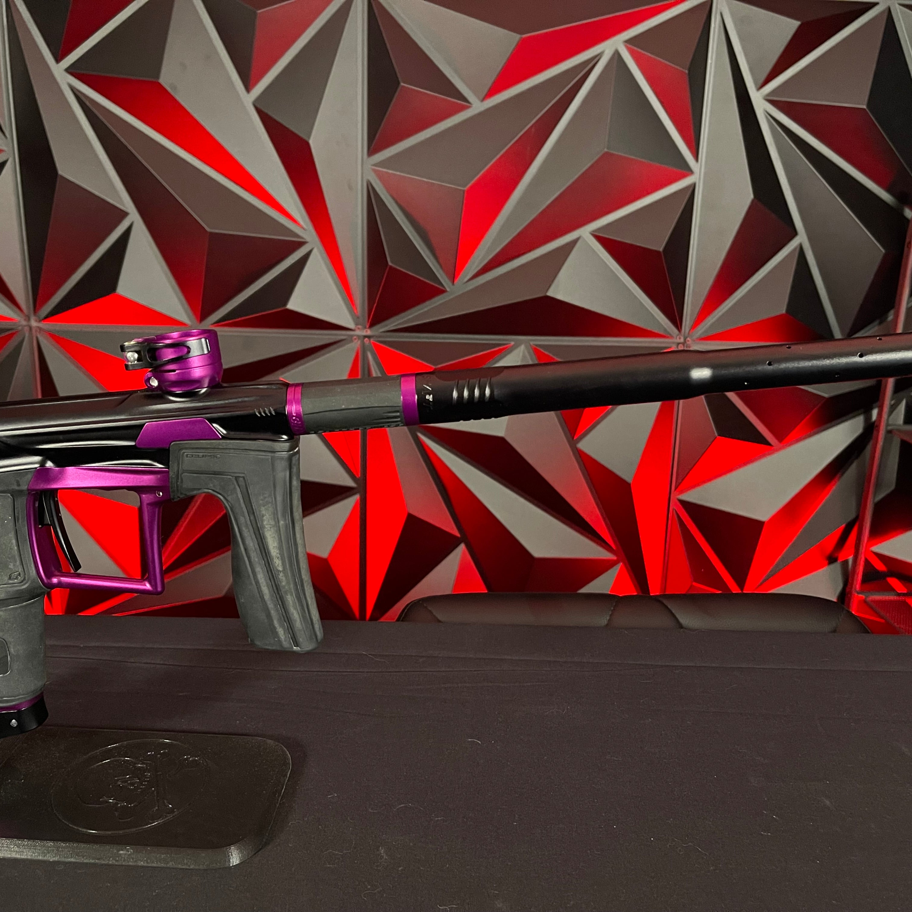 Used Planet Eclipse Geo 4 Paintball Gun - Amethyst w/ 3 FL Backs