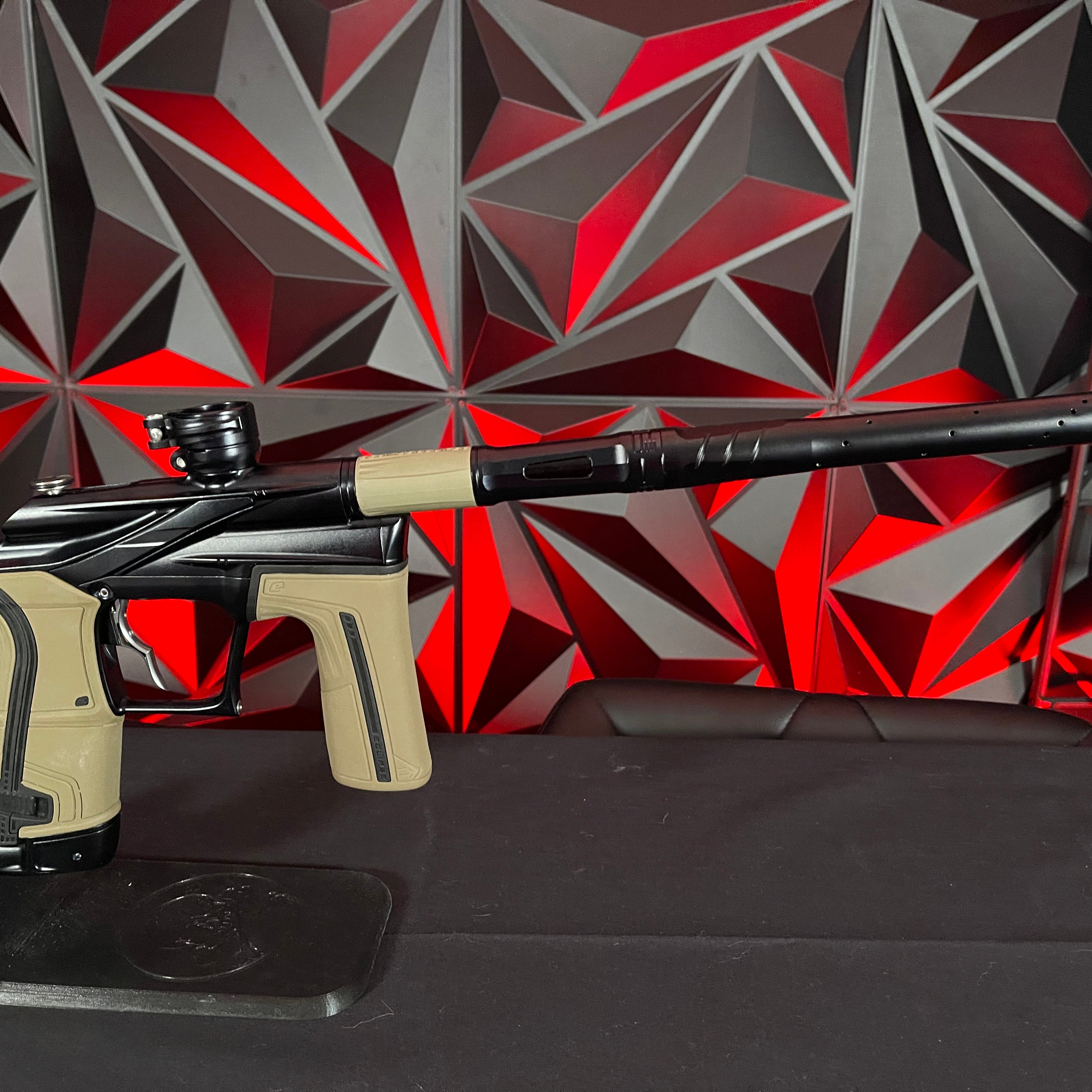 Used Planet Eclipse LV2 Paintball Gun - Midnight w/ Infamous Deuce Trigger & 1 S63 Inserts