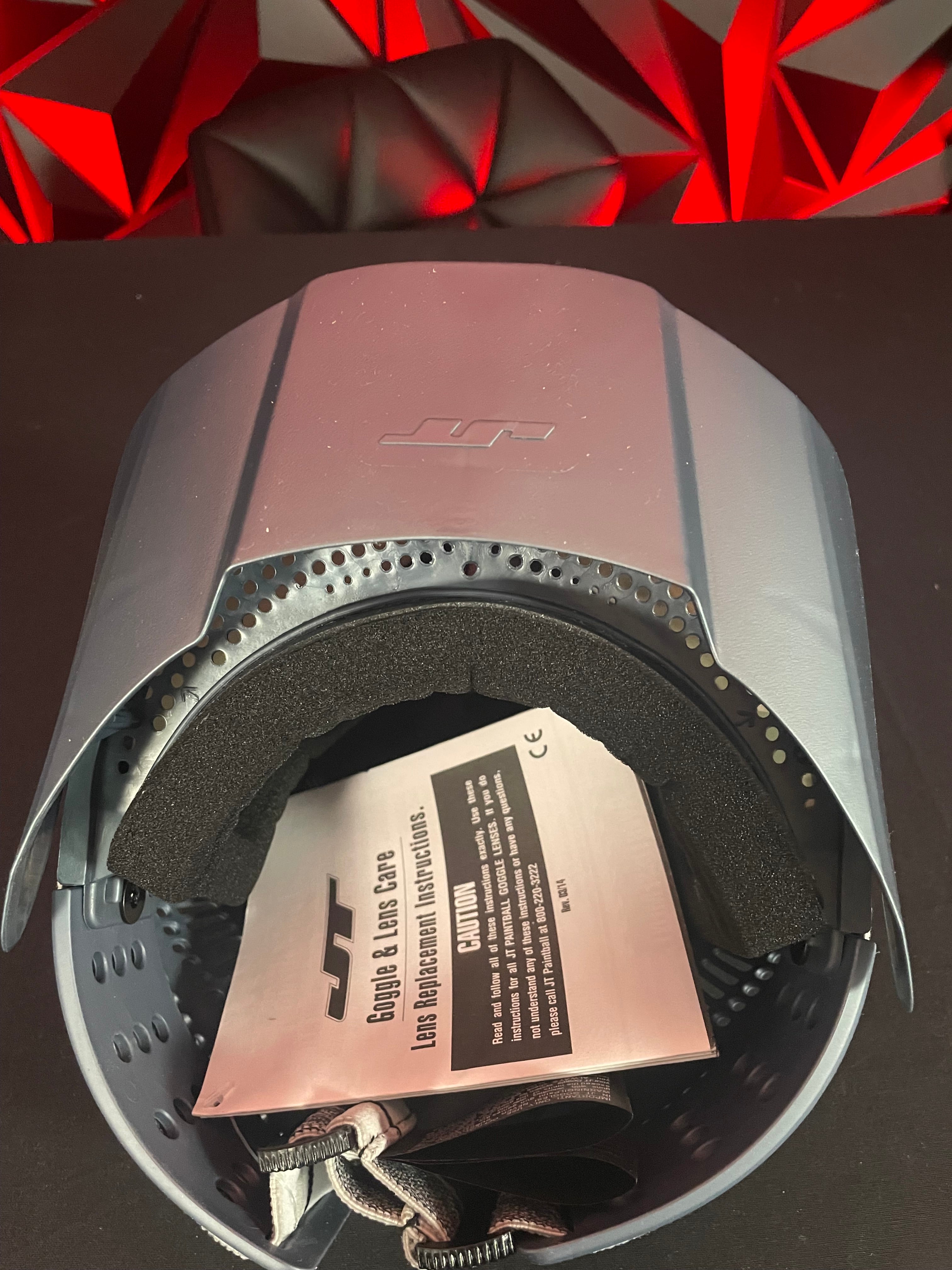 Used JT LE Proflex Paintball Mask - Blue Steel w/Clear Thermal Lens