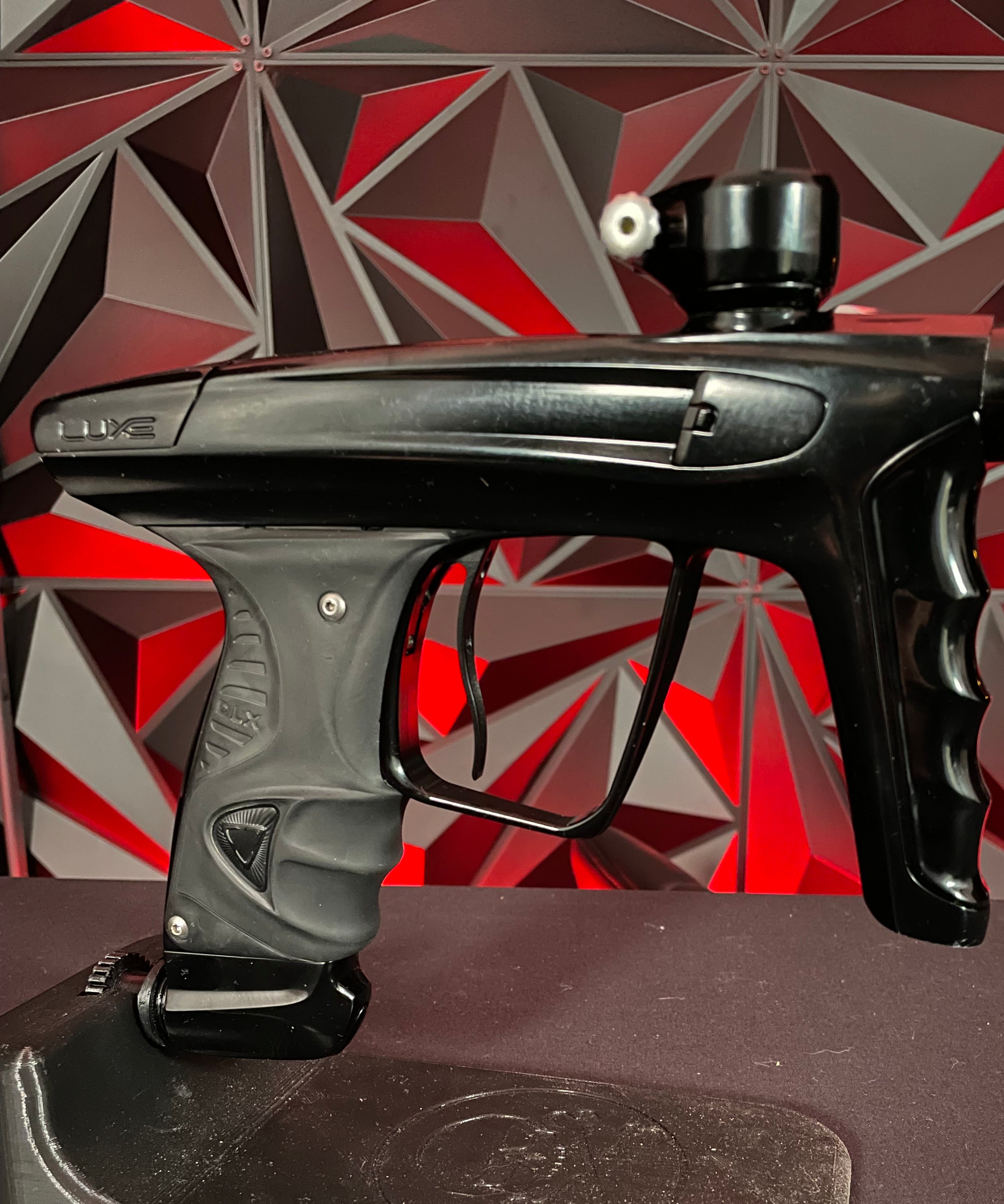 Used DLX Luxe X Paintball Gun - Polished Black