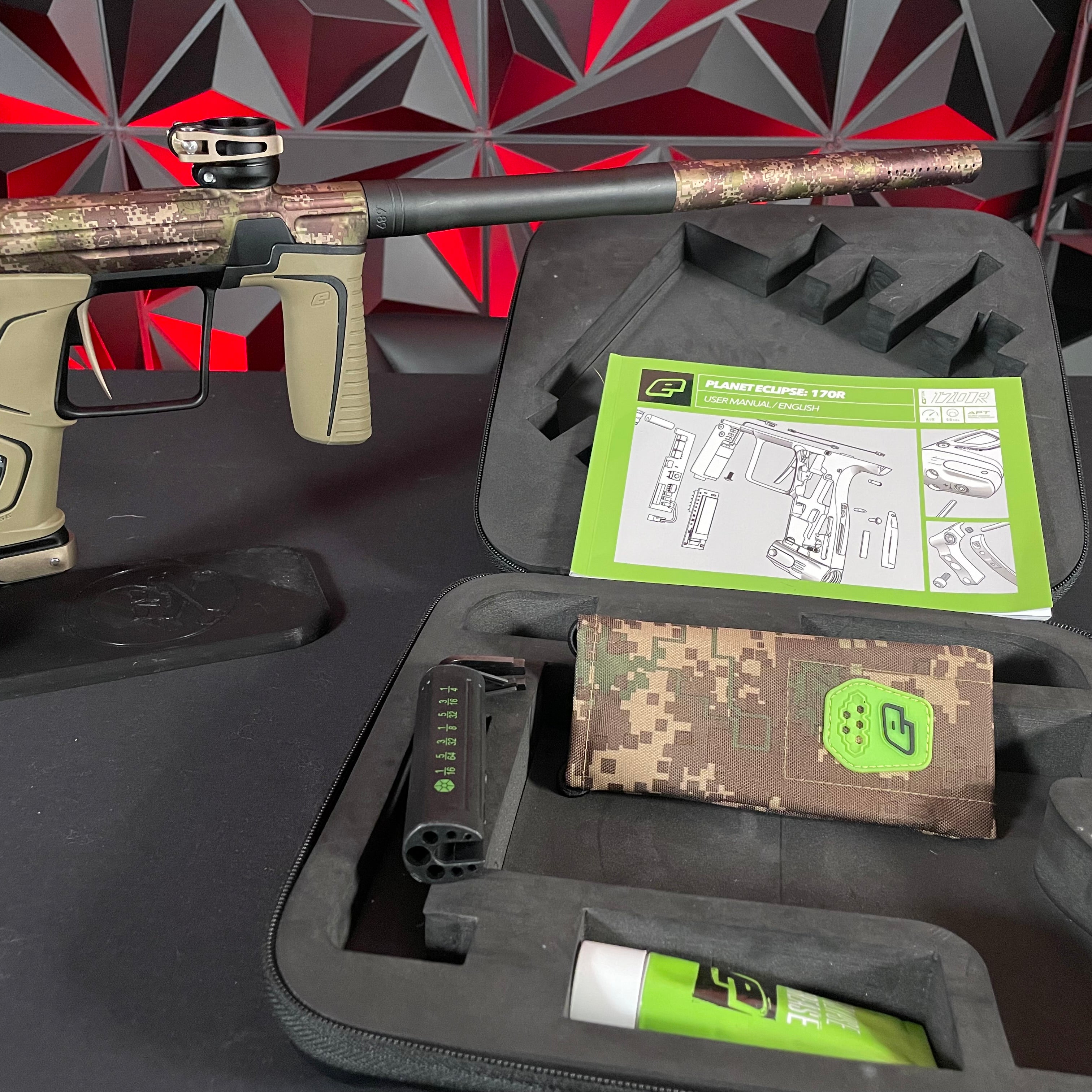 Used Planet Eclipse 170R Paintball Gun - HDE Earth/Black