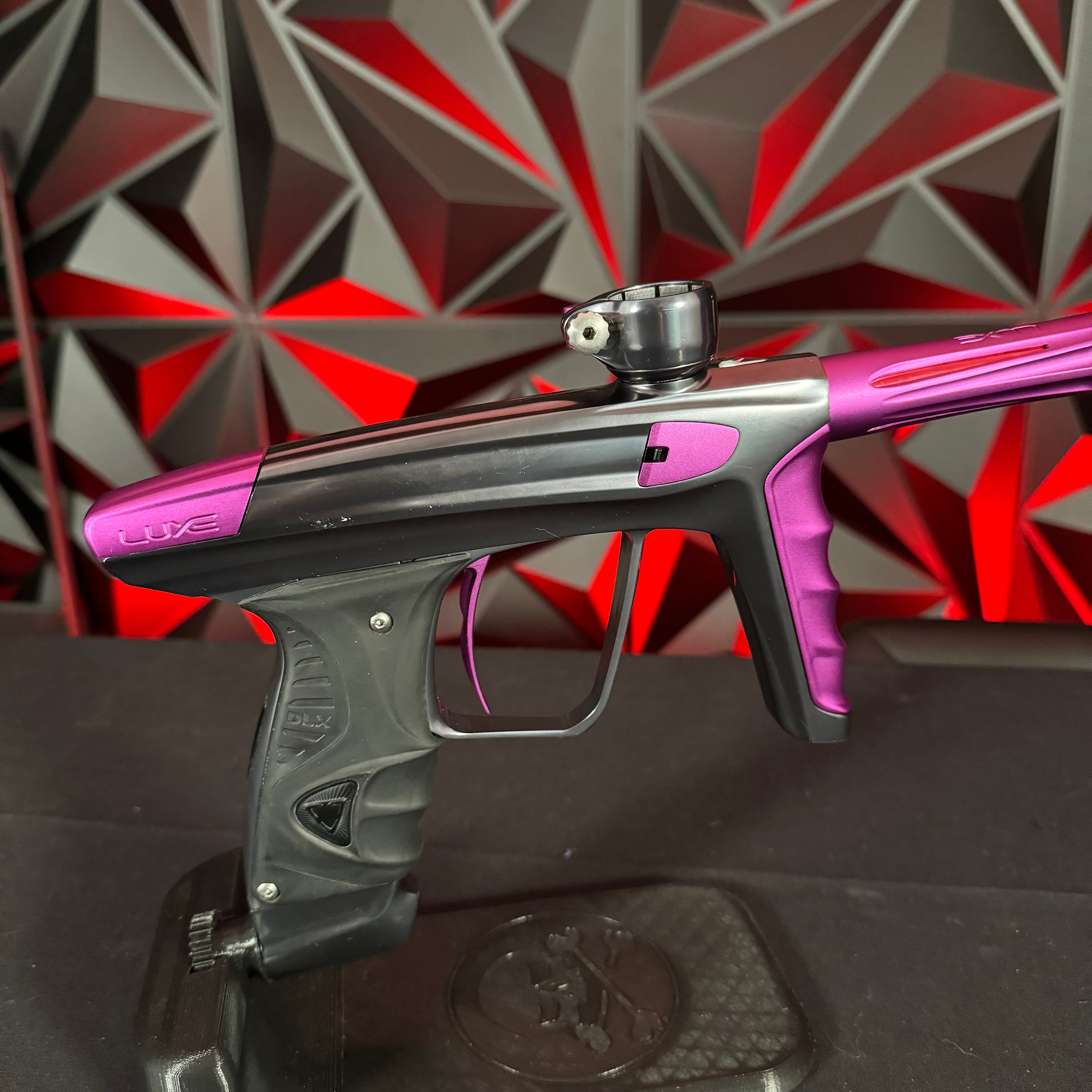 Used DLX Luxe X Paintball Gun - Pewter/Purple
