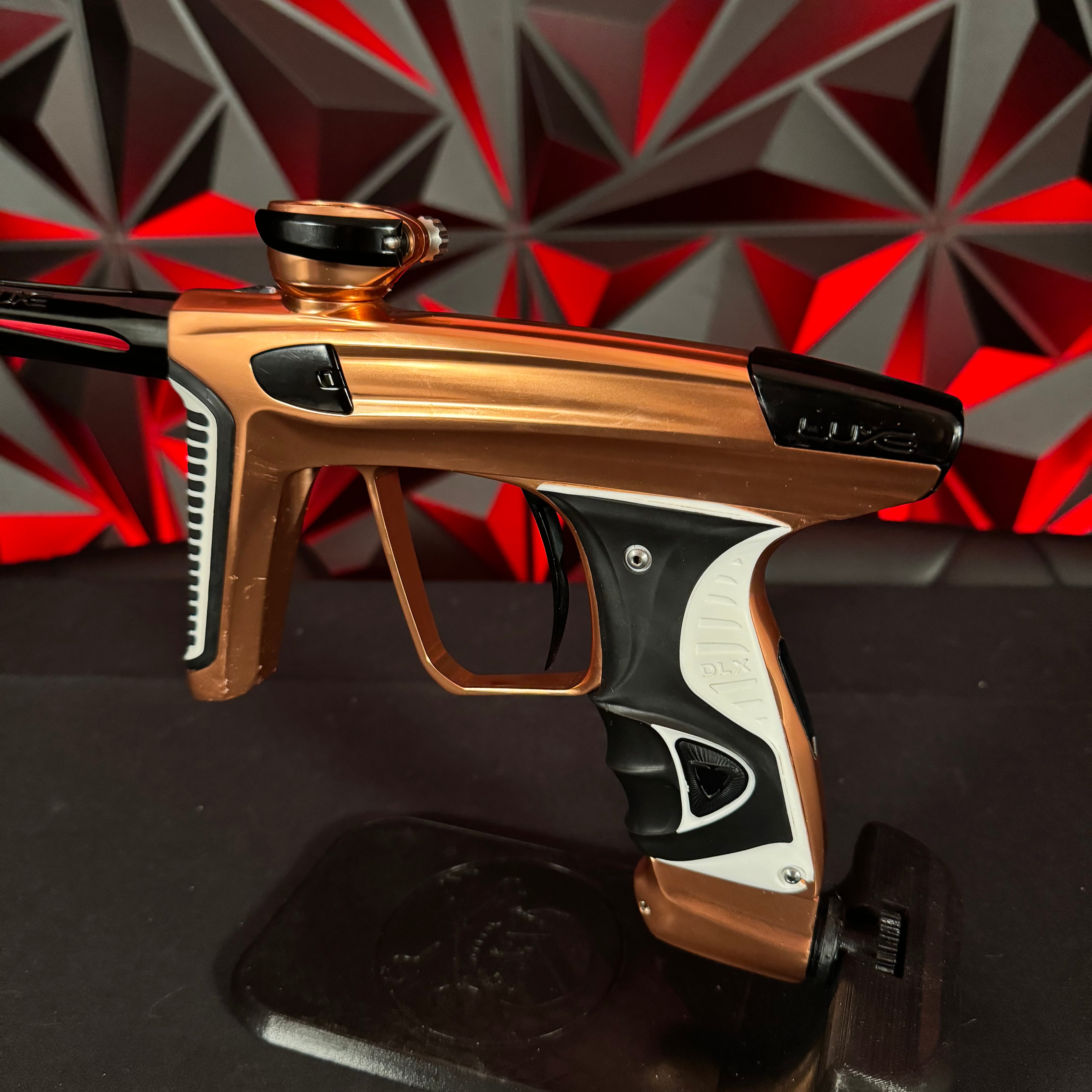 Used DLX Luxe X Paintball Gun - Copper